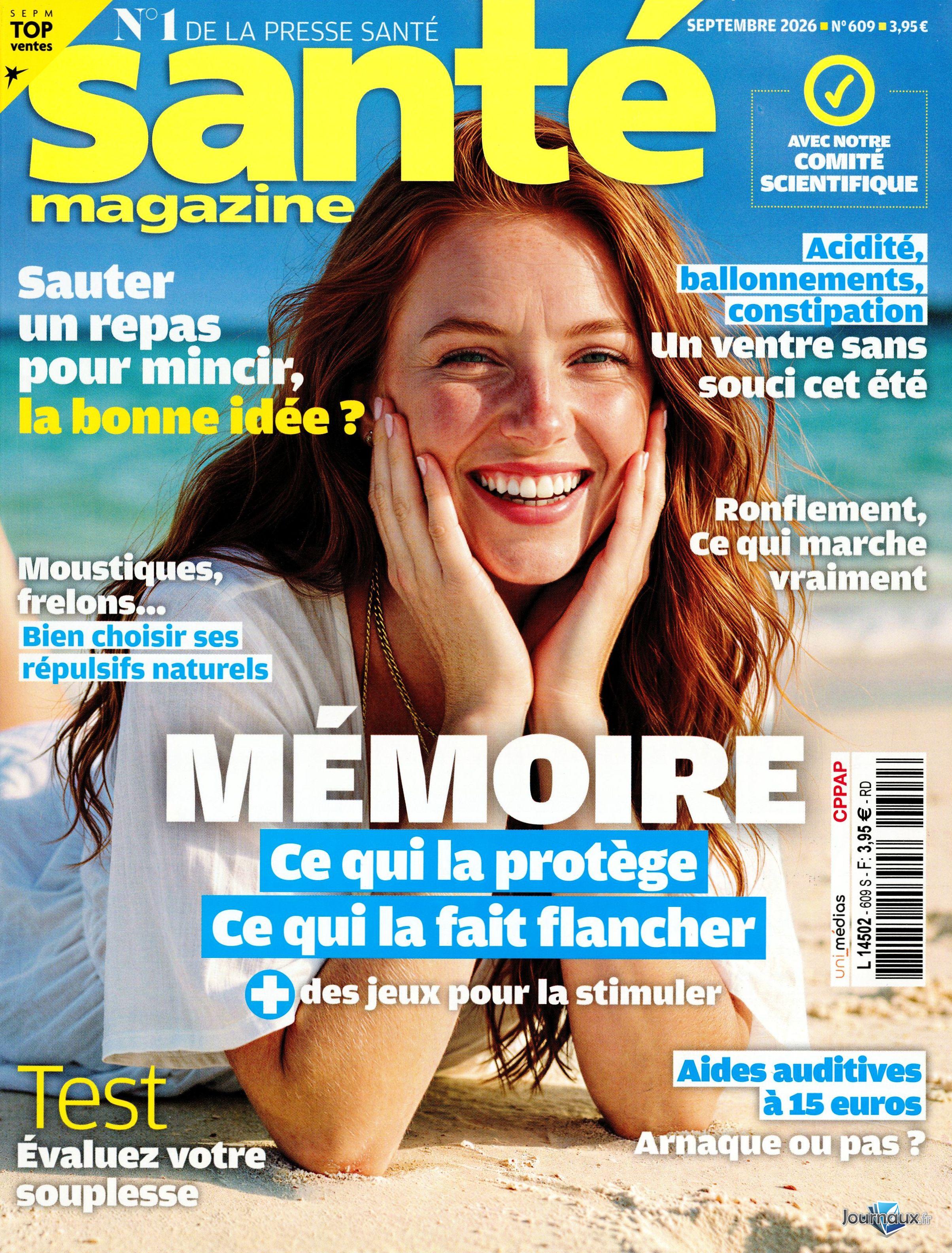 Santé Magazine + + de Pep's n° 609 2026-08-04