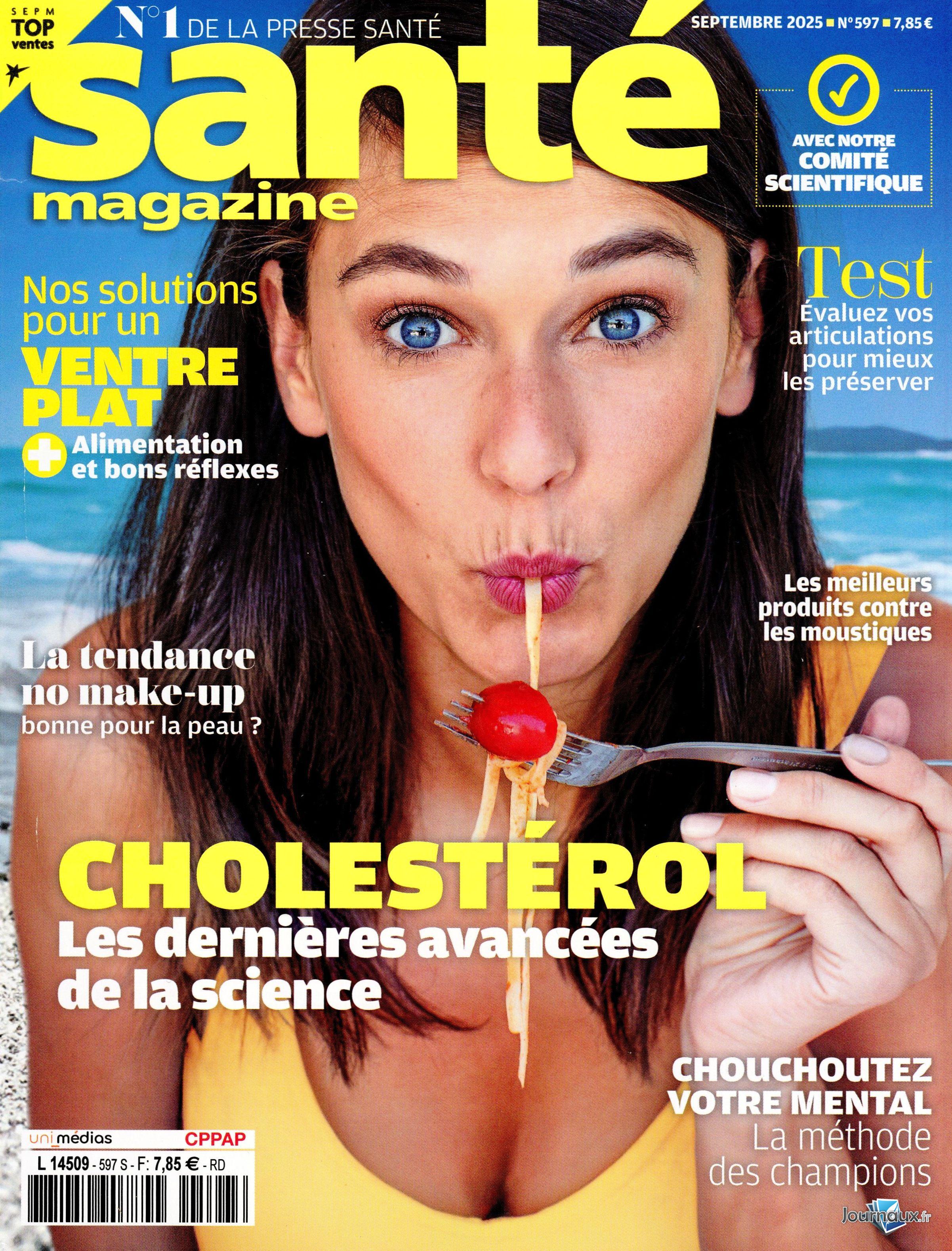 Santé Magazine + Pochette ceinture  n° 597 2025-07-31