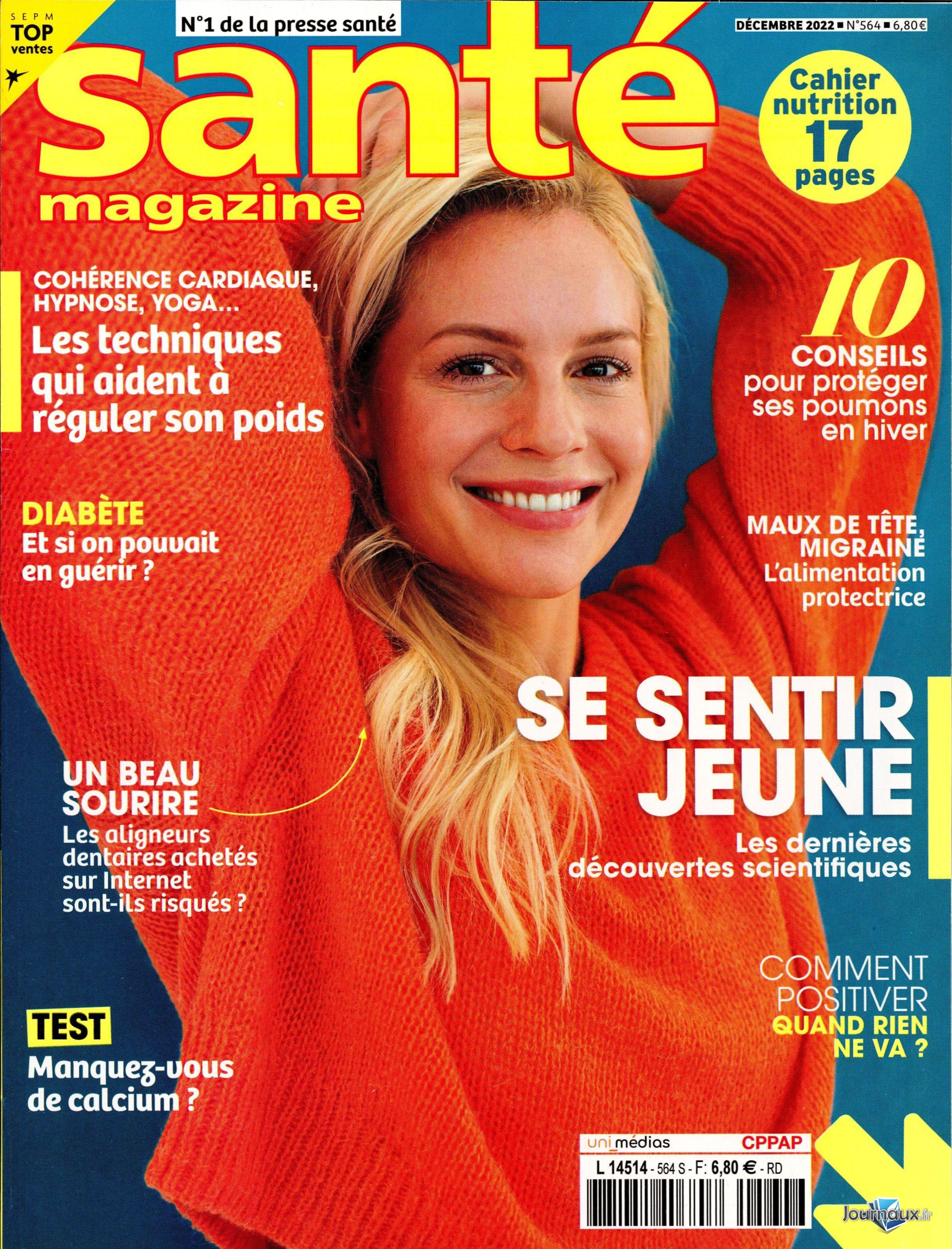 Santé Magazine + Cadeau  n° 564 2022-11-09