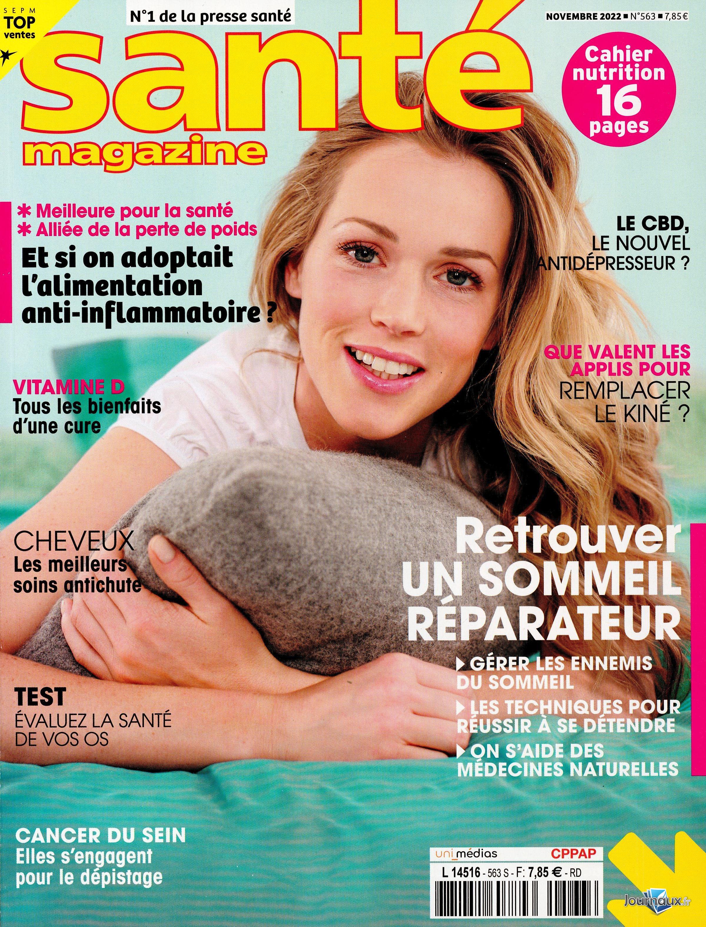 Santé Magazine + produit n° 563 2022-10-04