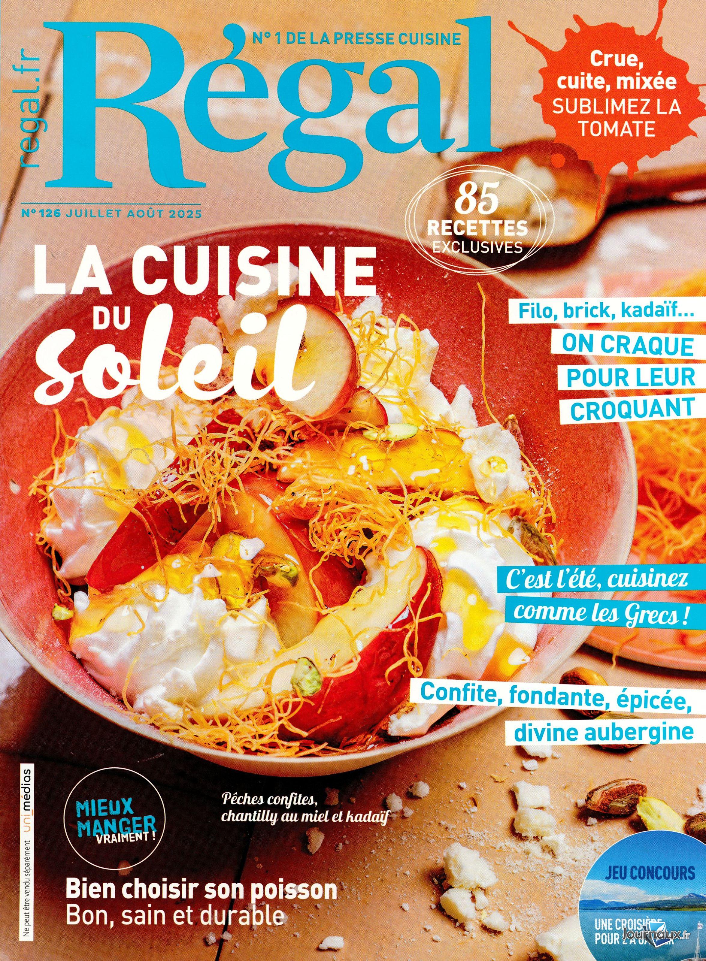 Santé Magazine + Régal n° 596 2025-07-03