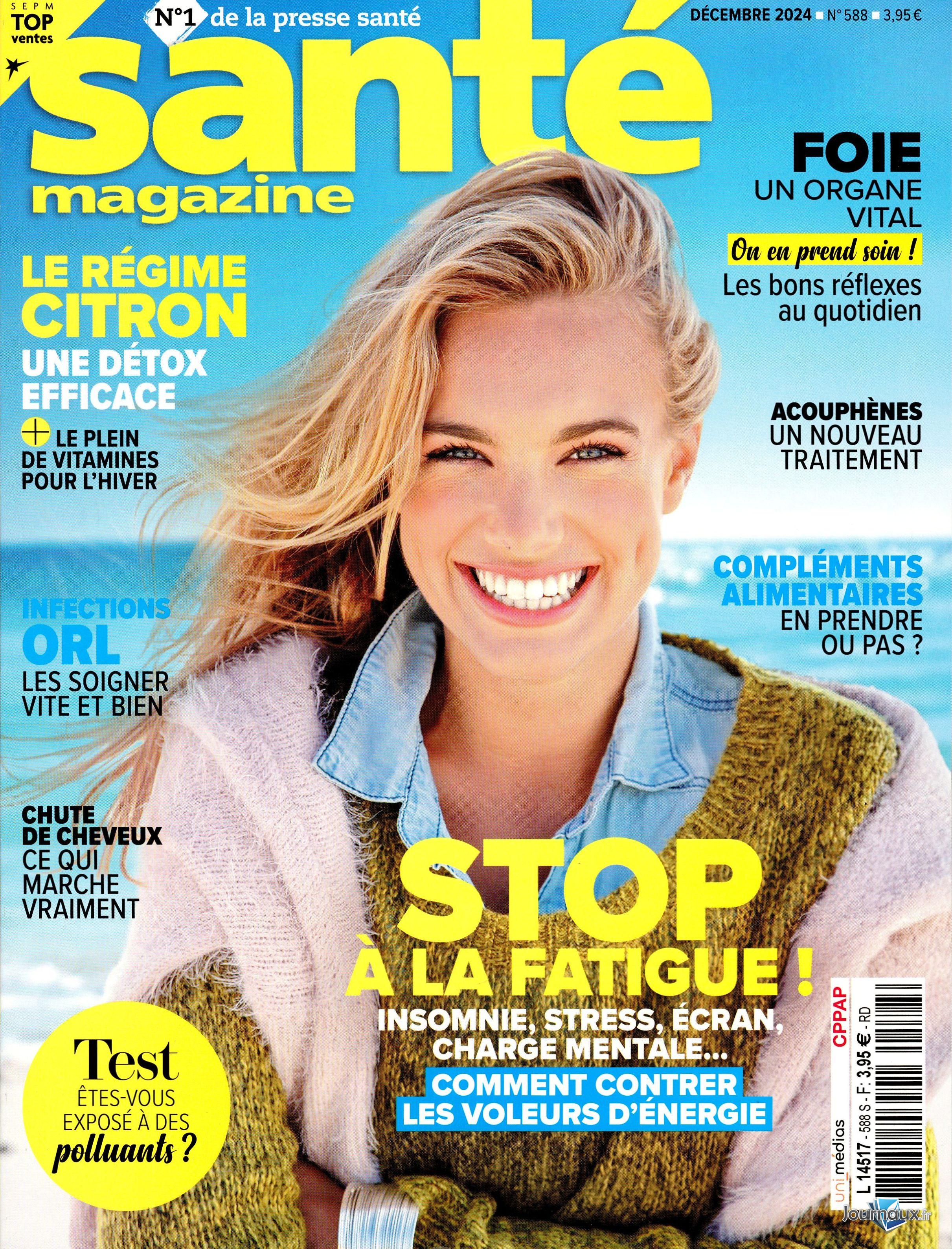 Santé Magazine + Régal n° 588 2024-11-05