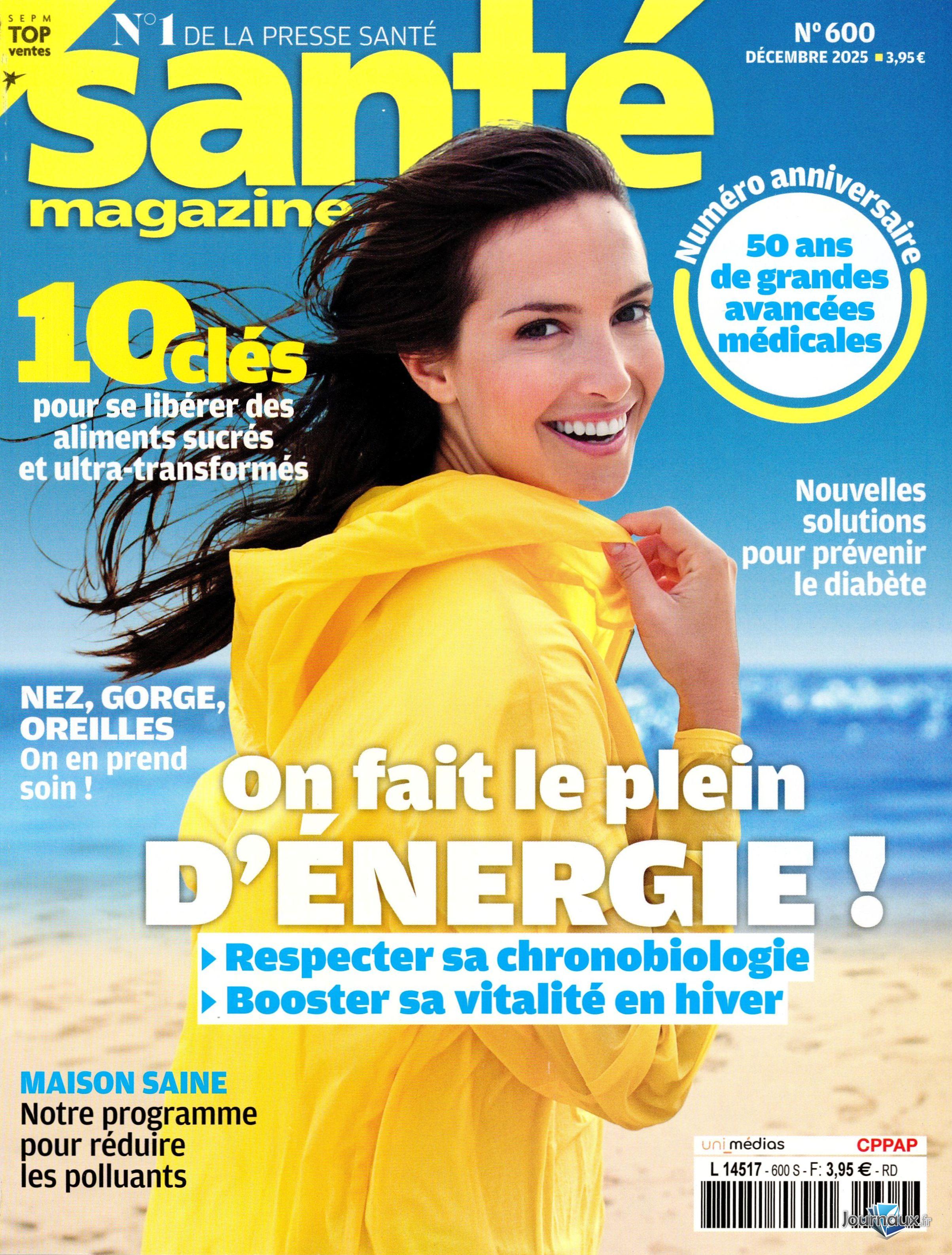 Santé Magazine + Régal n° 600 2025-11-05