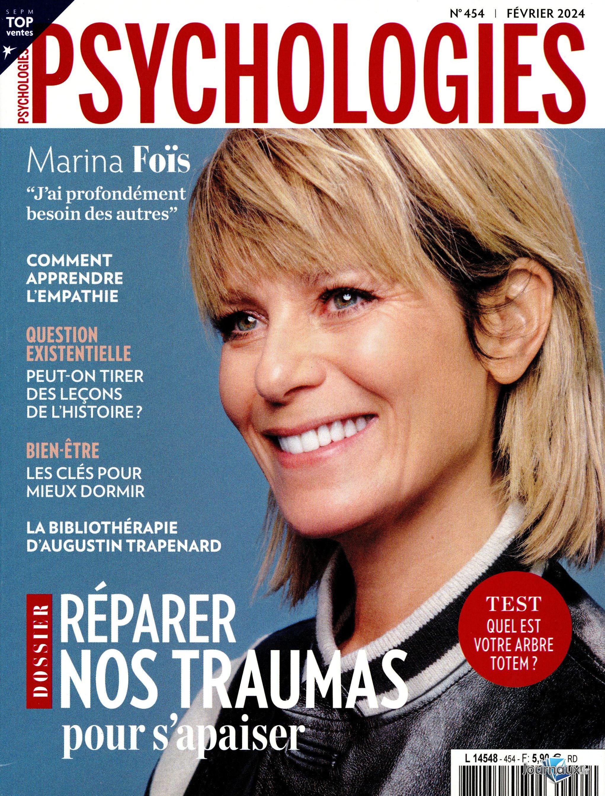 Psychologies Magazine + Huile Essentielle n° 454 2024-01-17