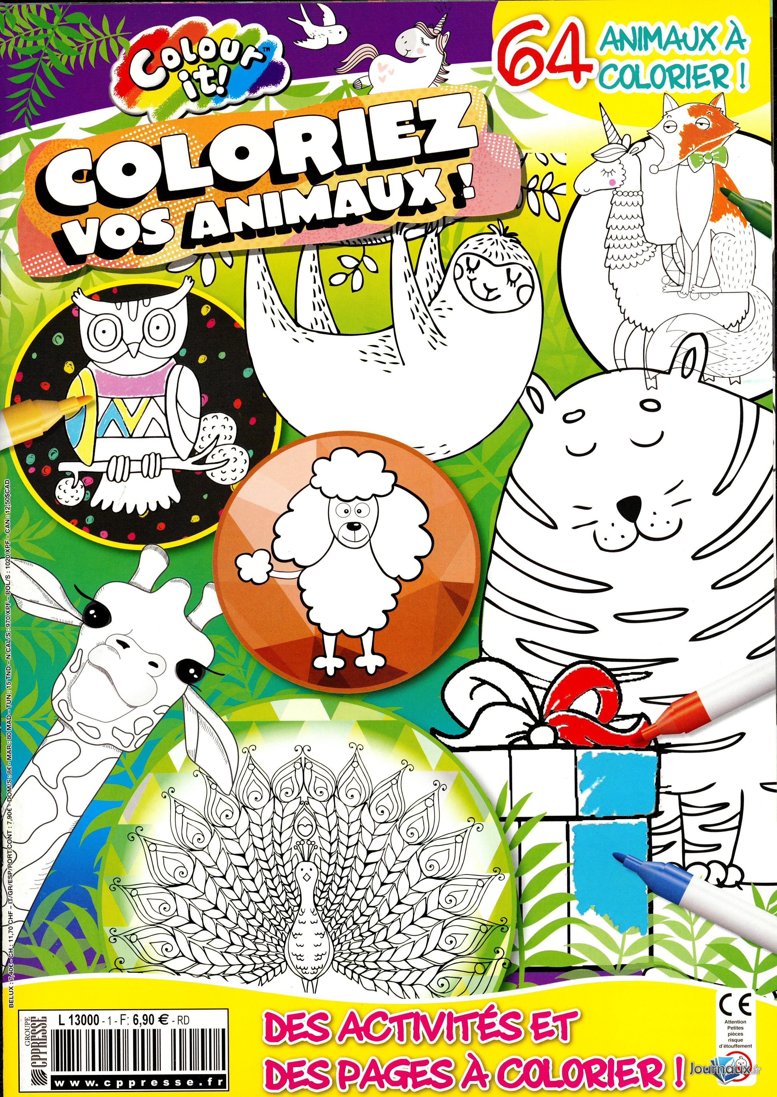 Colour it Princesse + coloriez vos animaux n° 1 2021-12-09