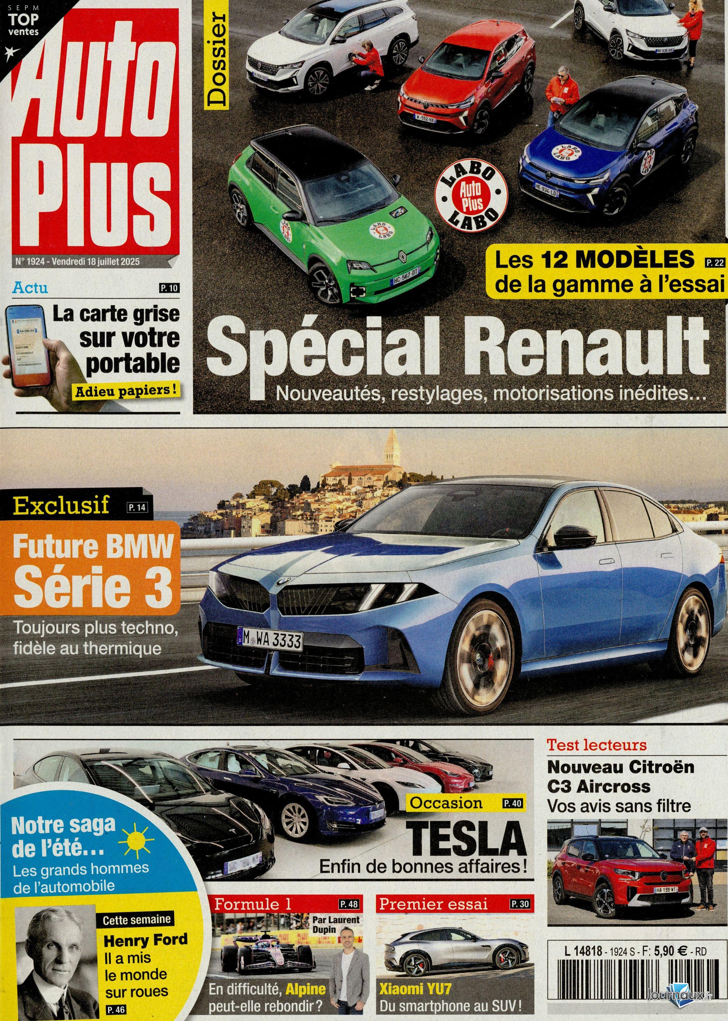 Auto Plus + Auto Plus Classiques Hors-Série n° 1924 2025-07-18