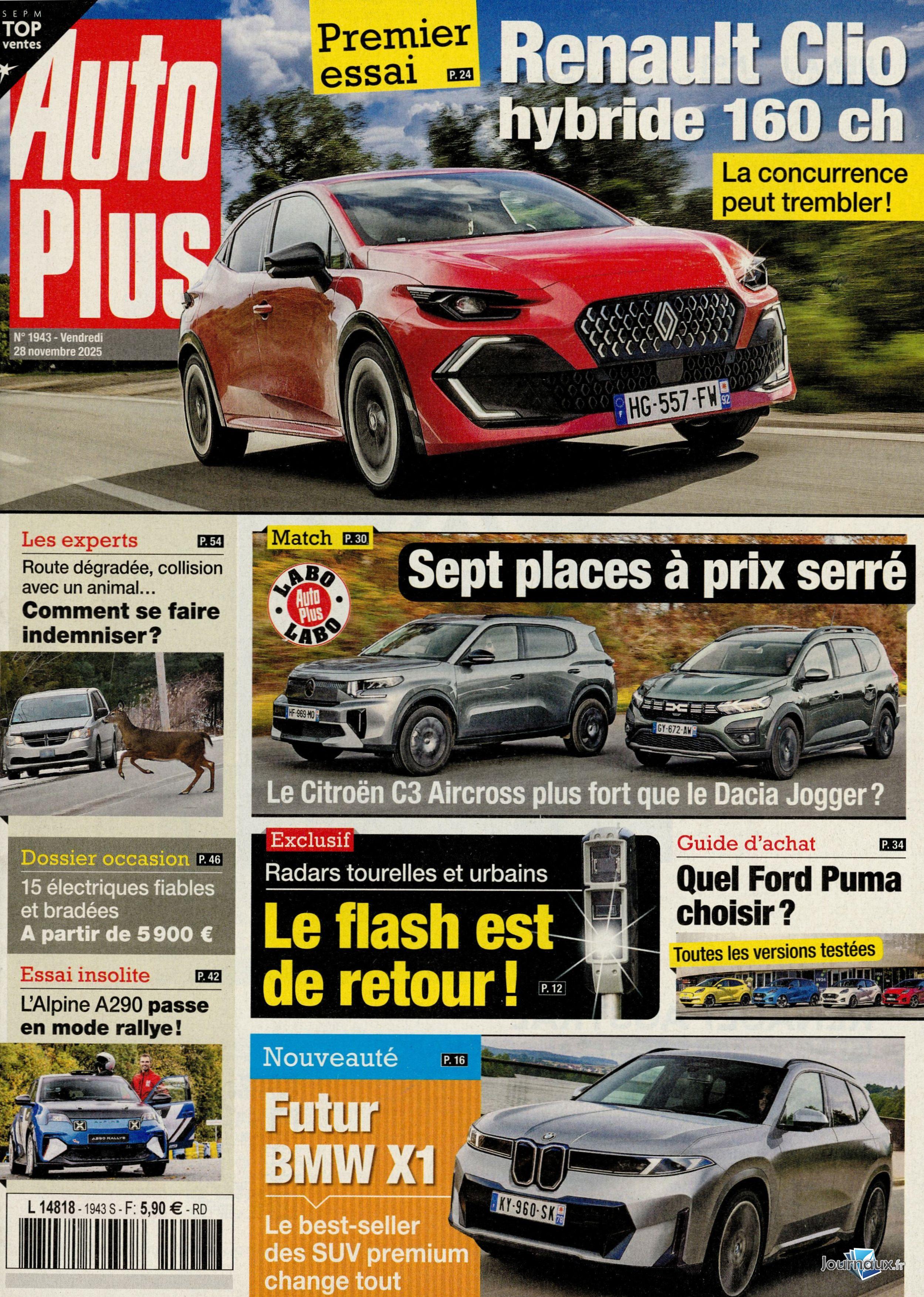 Auto Plus + Auto Plus Classiques Hors-Série n° 1943 2025-11-28