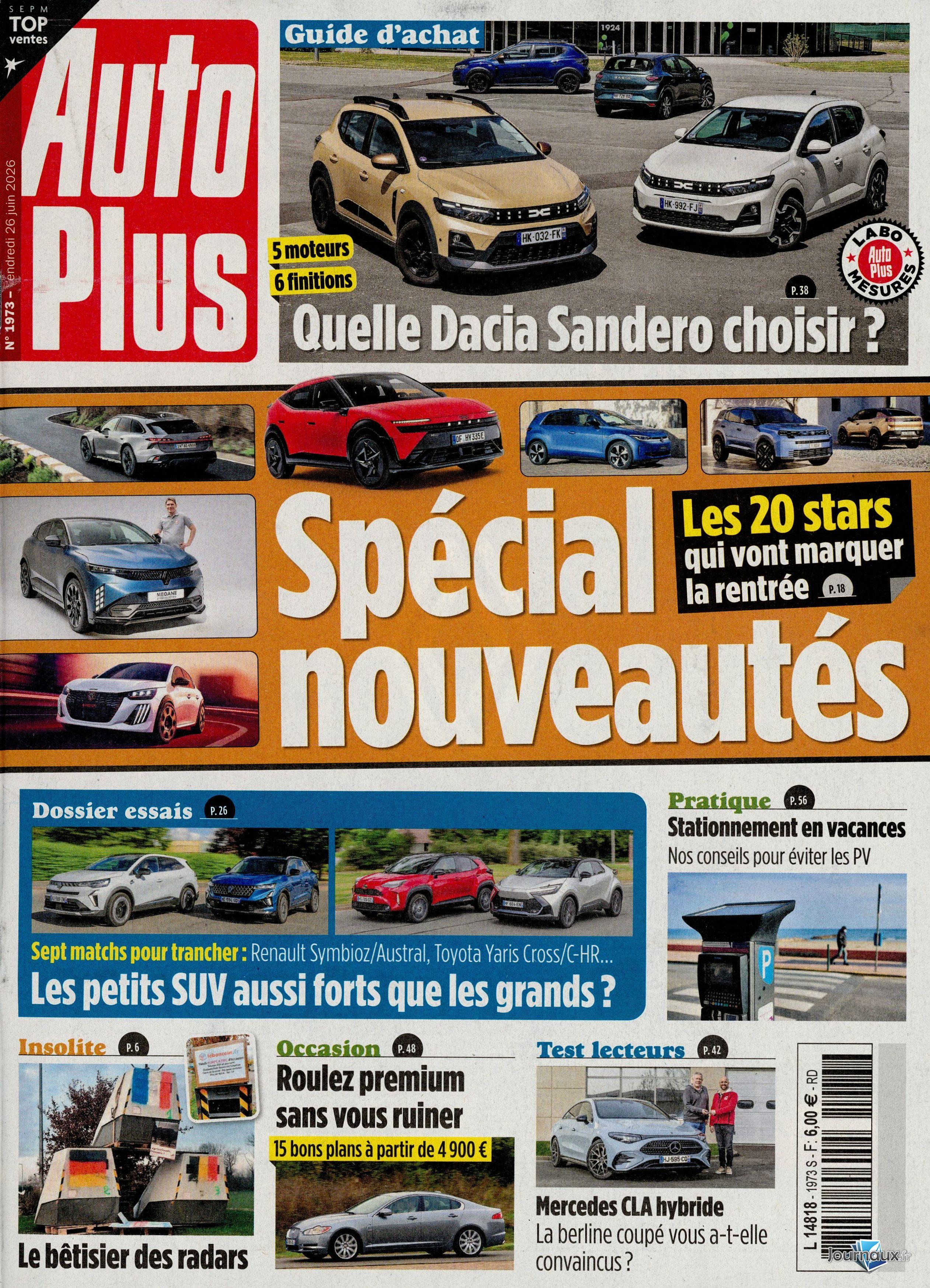 Auto Plus + Auto Plus Classiques Hors-Série n° 1973 2026-06-26