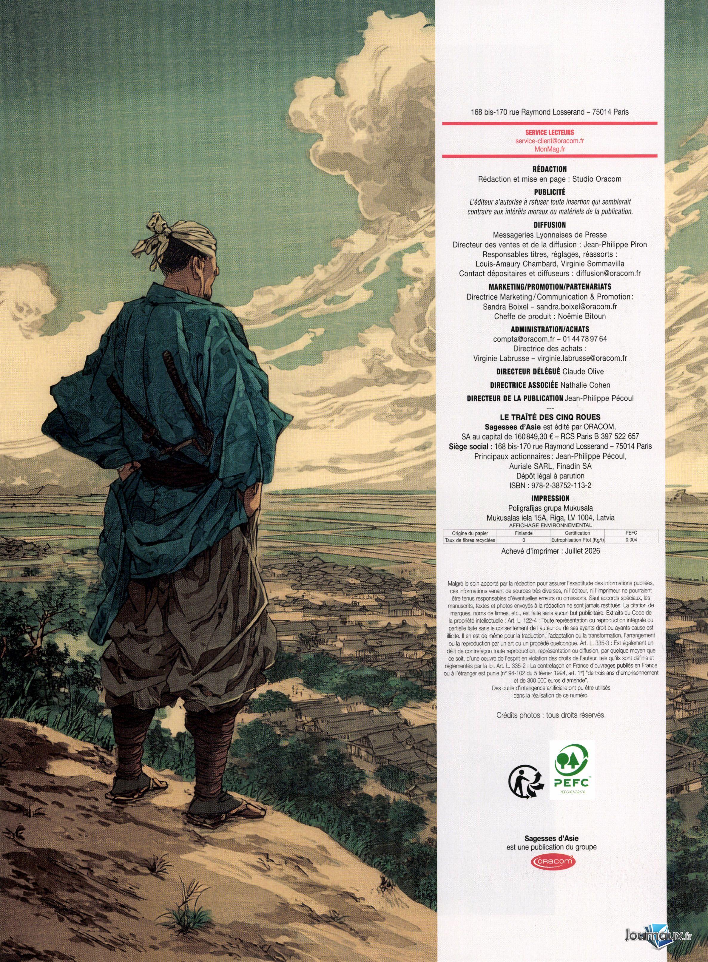 Sagesses d'Asie n° 1 2026-07-21
