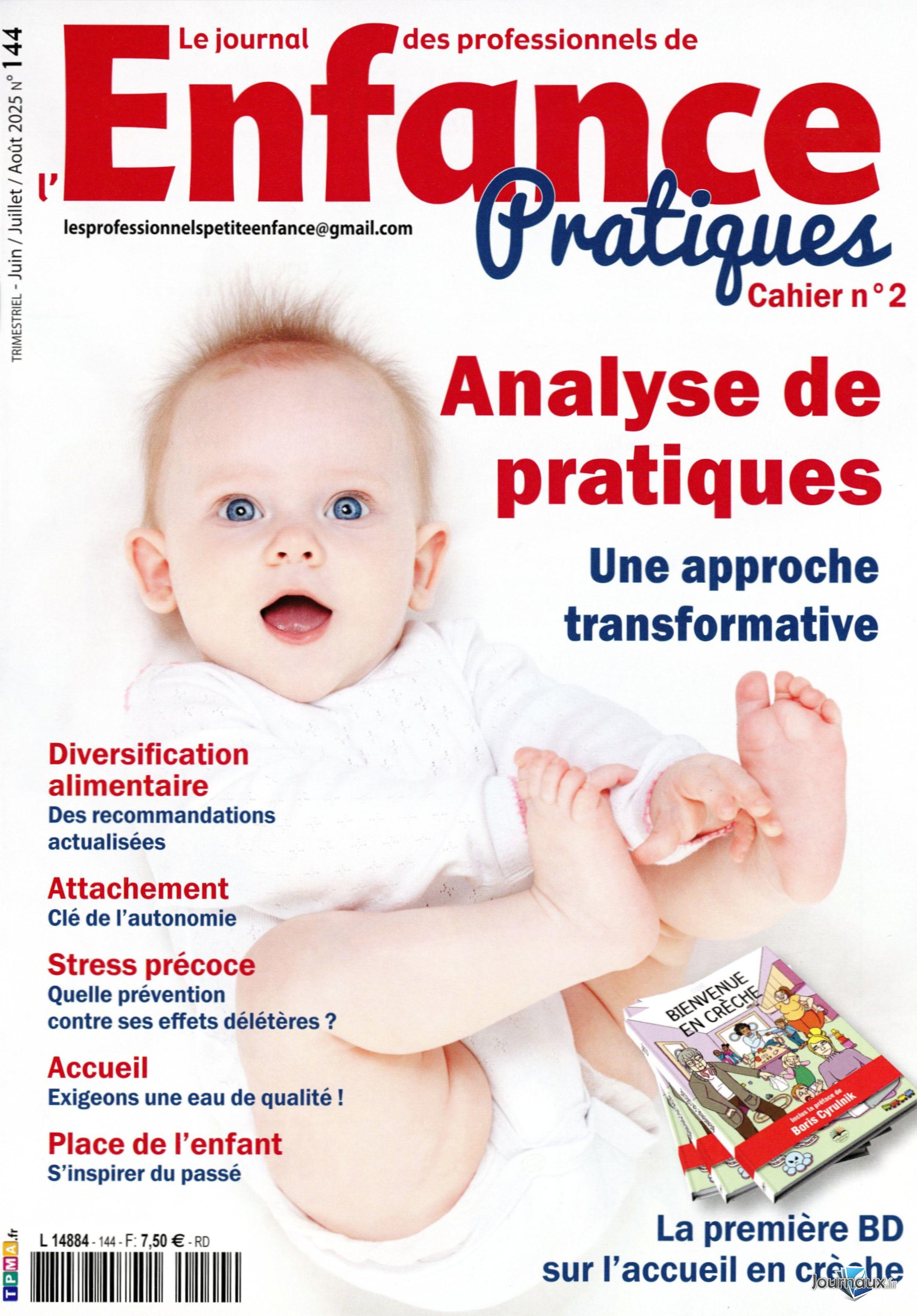 Le Journal des Professionnels de la Petite Enfance n° 144 2025-06-20