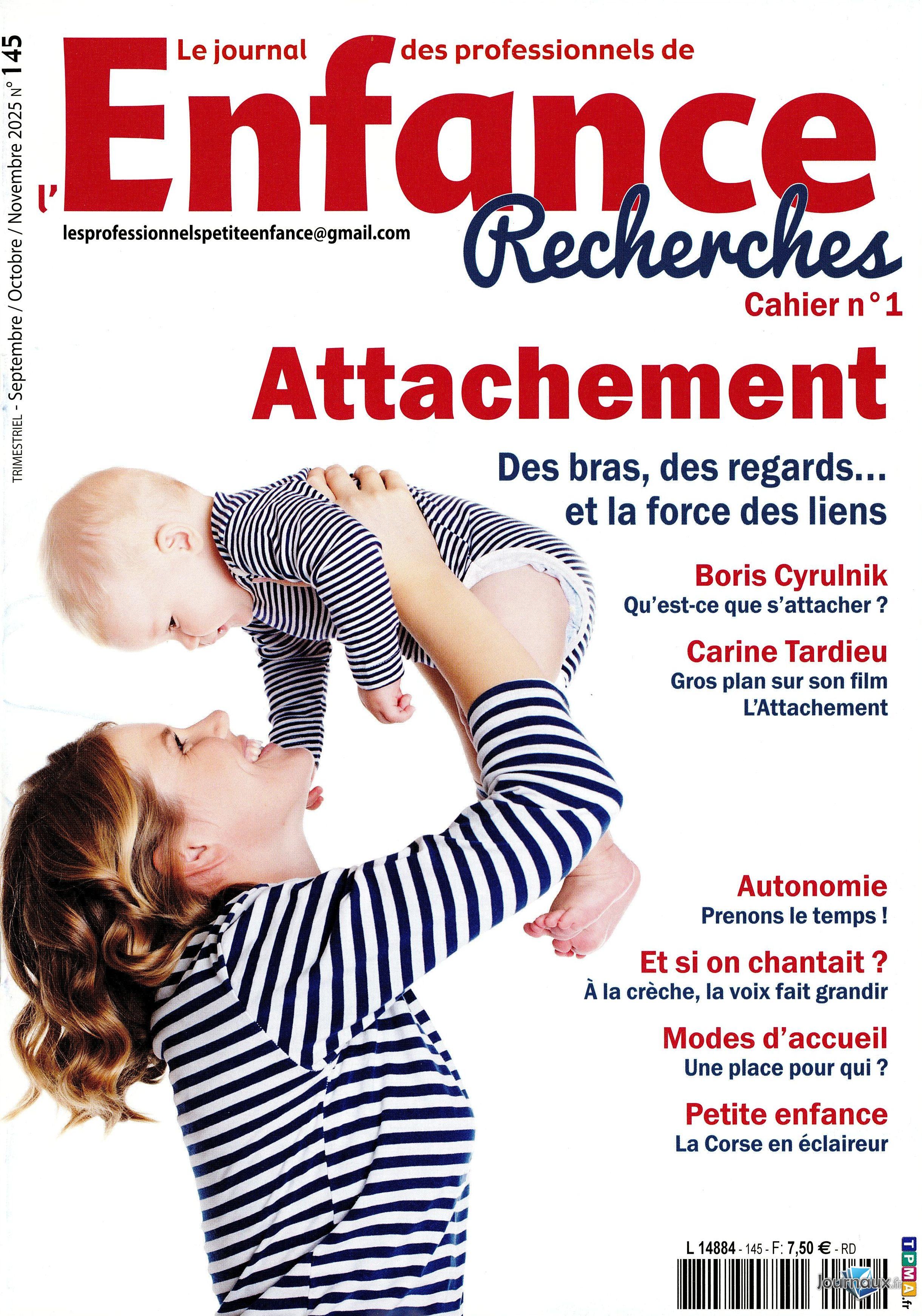 Le Journal des Professionnels de la Petite Enfance n° 145 2025-09-30