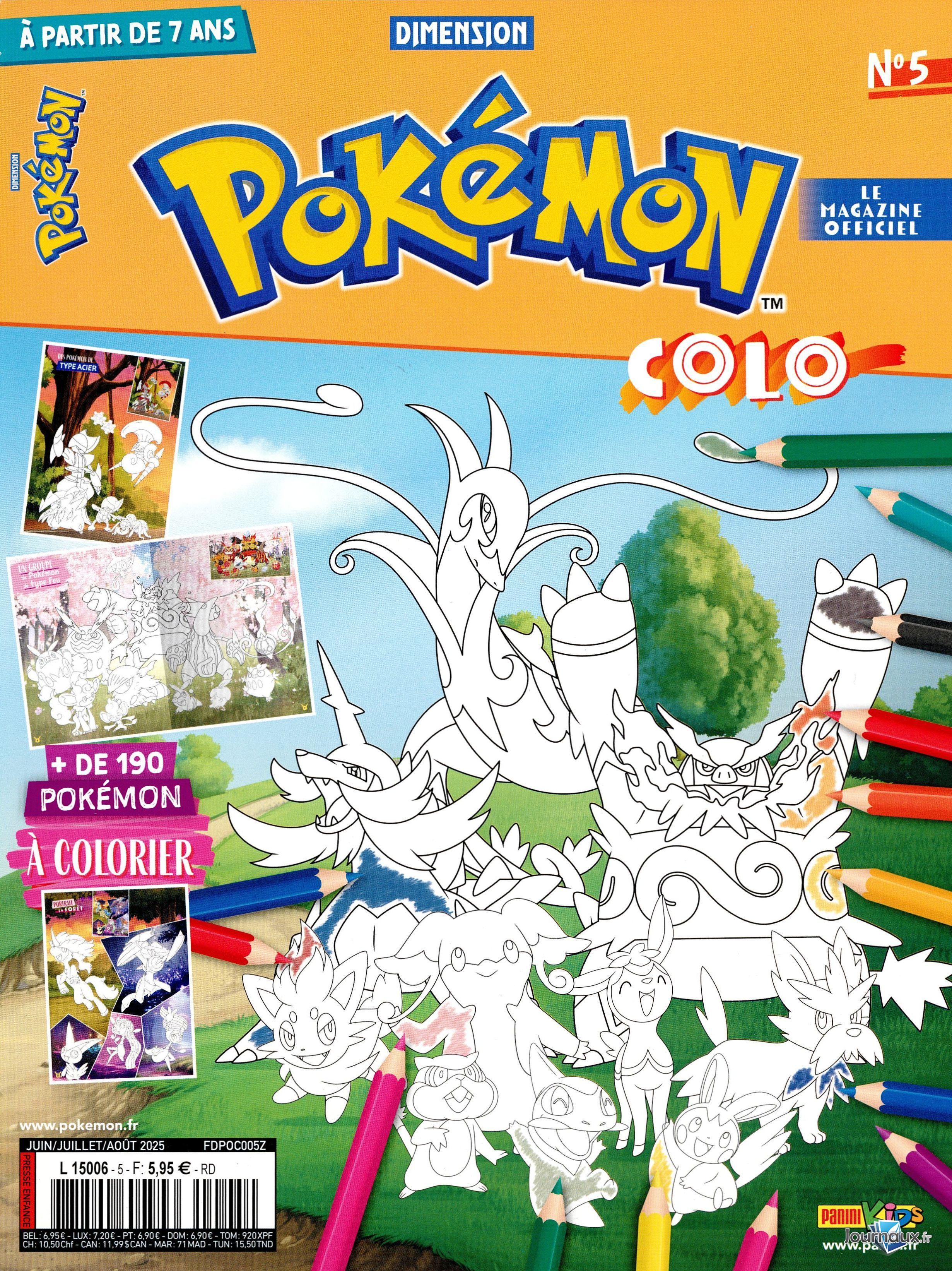 Dimension Pokémon coloriage n° 5 2025-07-01