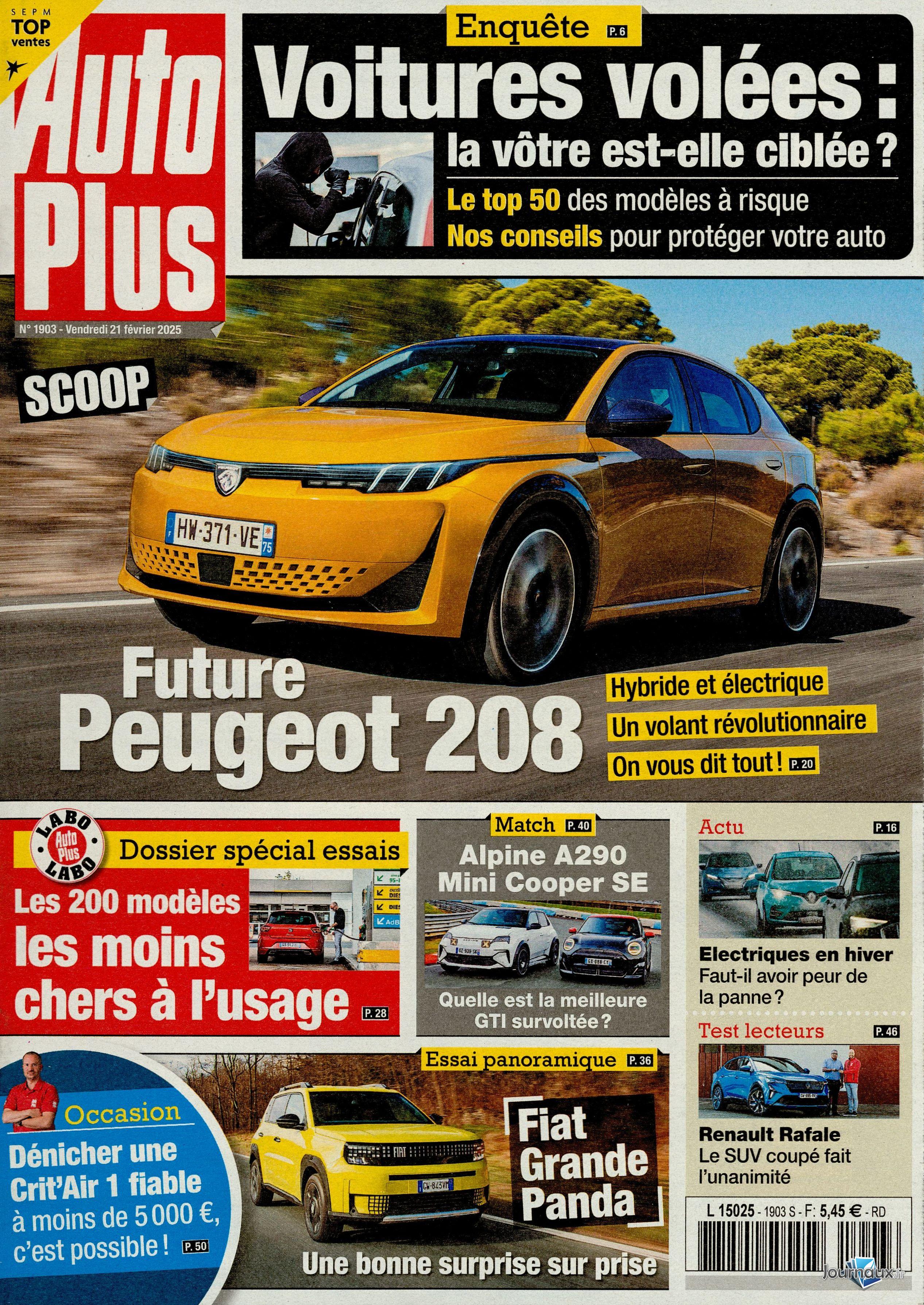Auto Plus + Young timers n° 1903 2025-02-21
