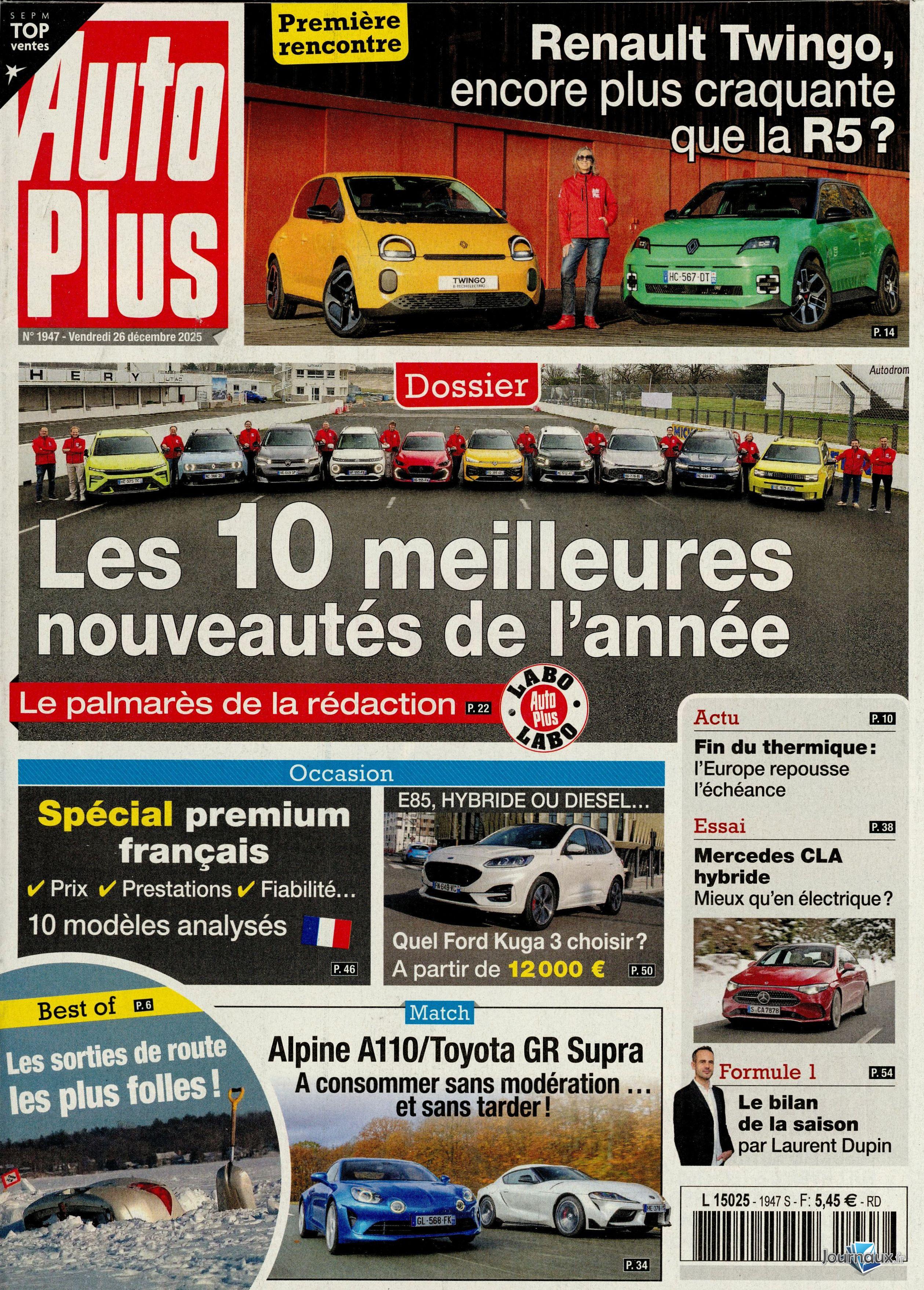 Auto Plus + Young timers n° 1947 2025-12-26