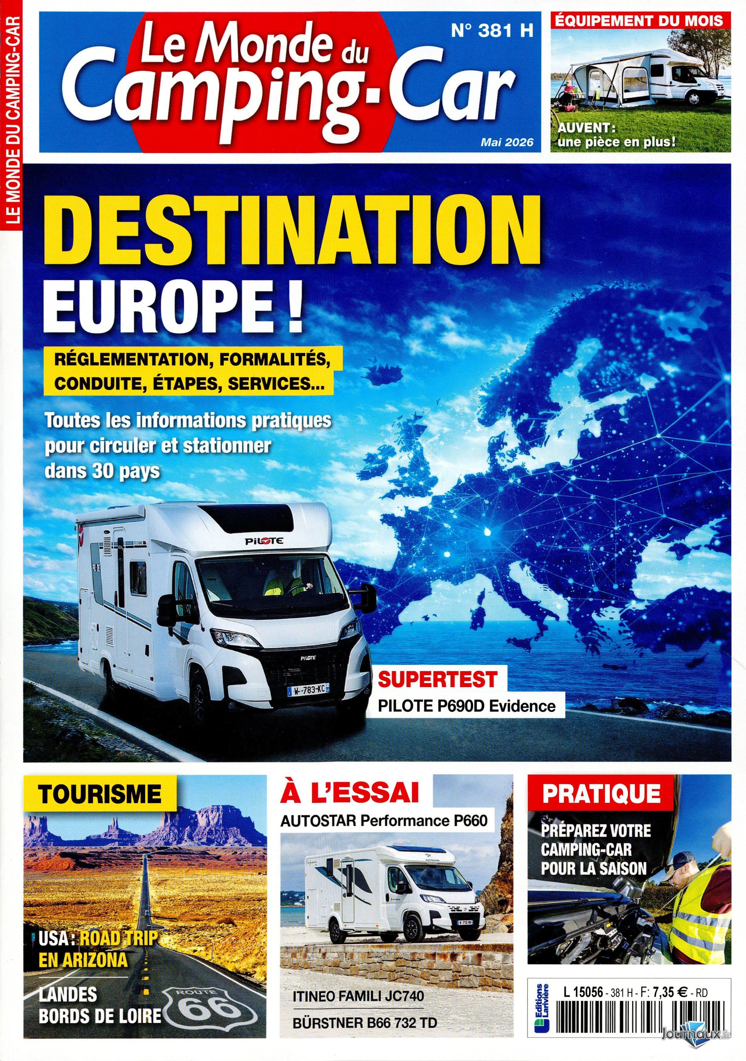 Le Monde Du Camping-Car + Hors-Série  n° 381 2026-04-08