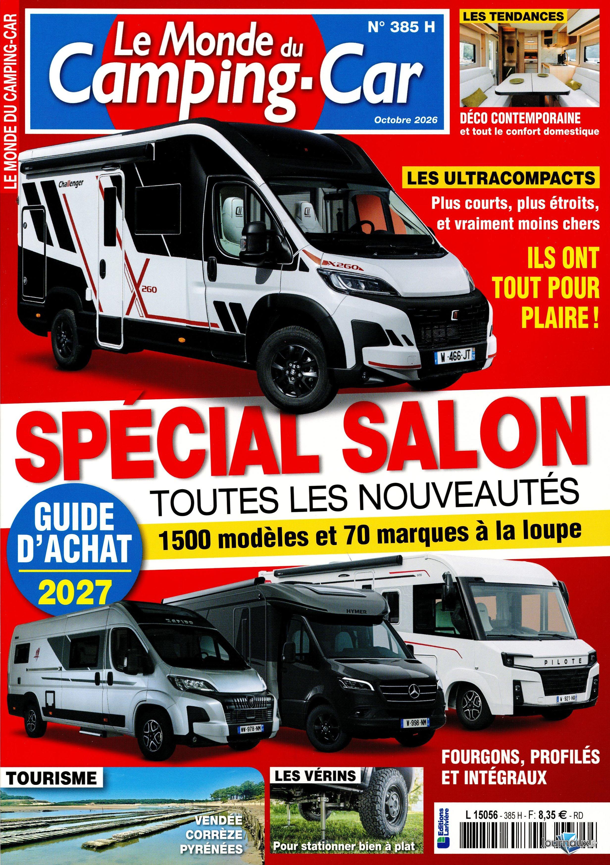 Le Monde Du Camping-Car + Hors-Série n° 385 2026-09-23