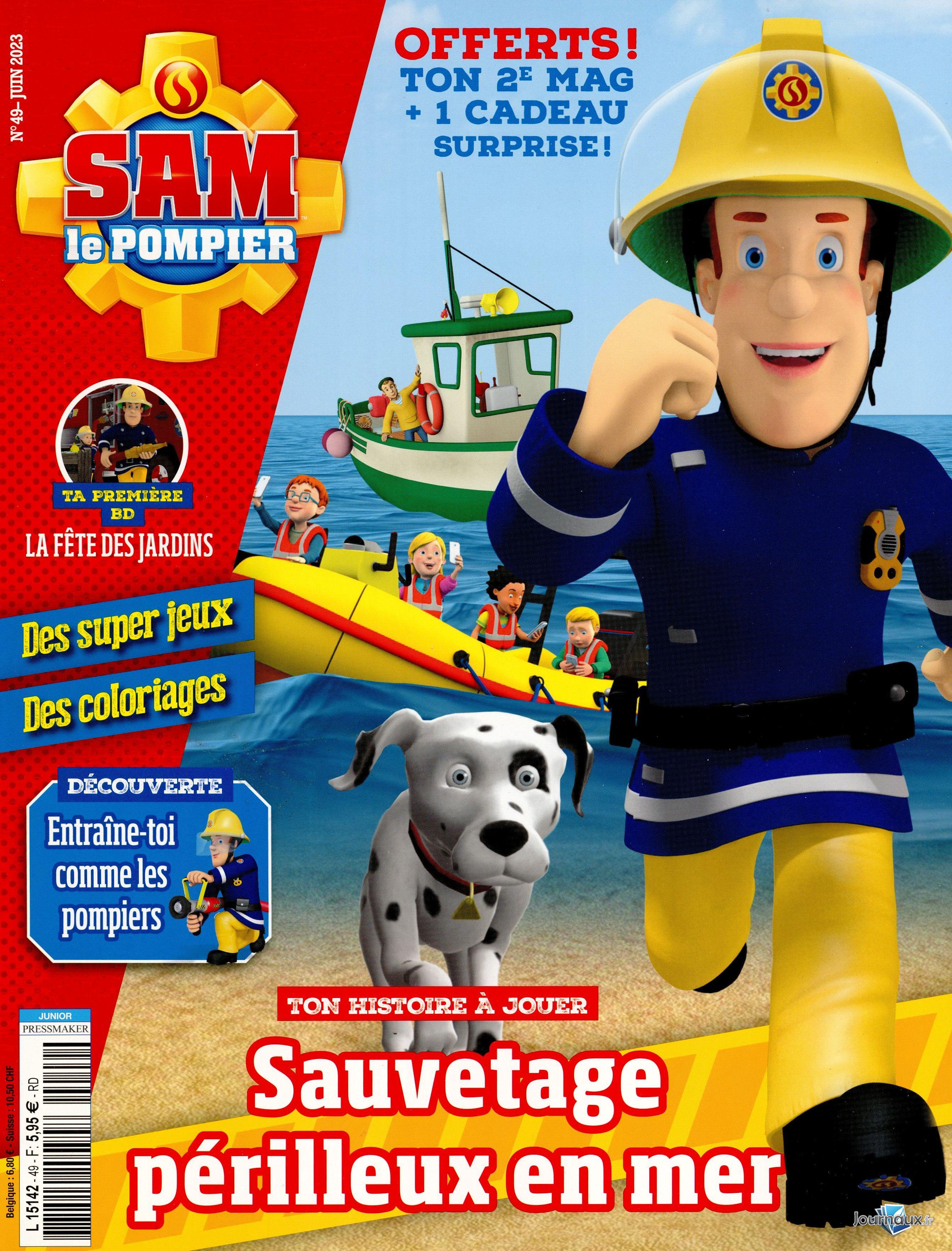 Sam Le Pompier + 2ème mag + cadeau n° 49 2023-06-27