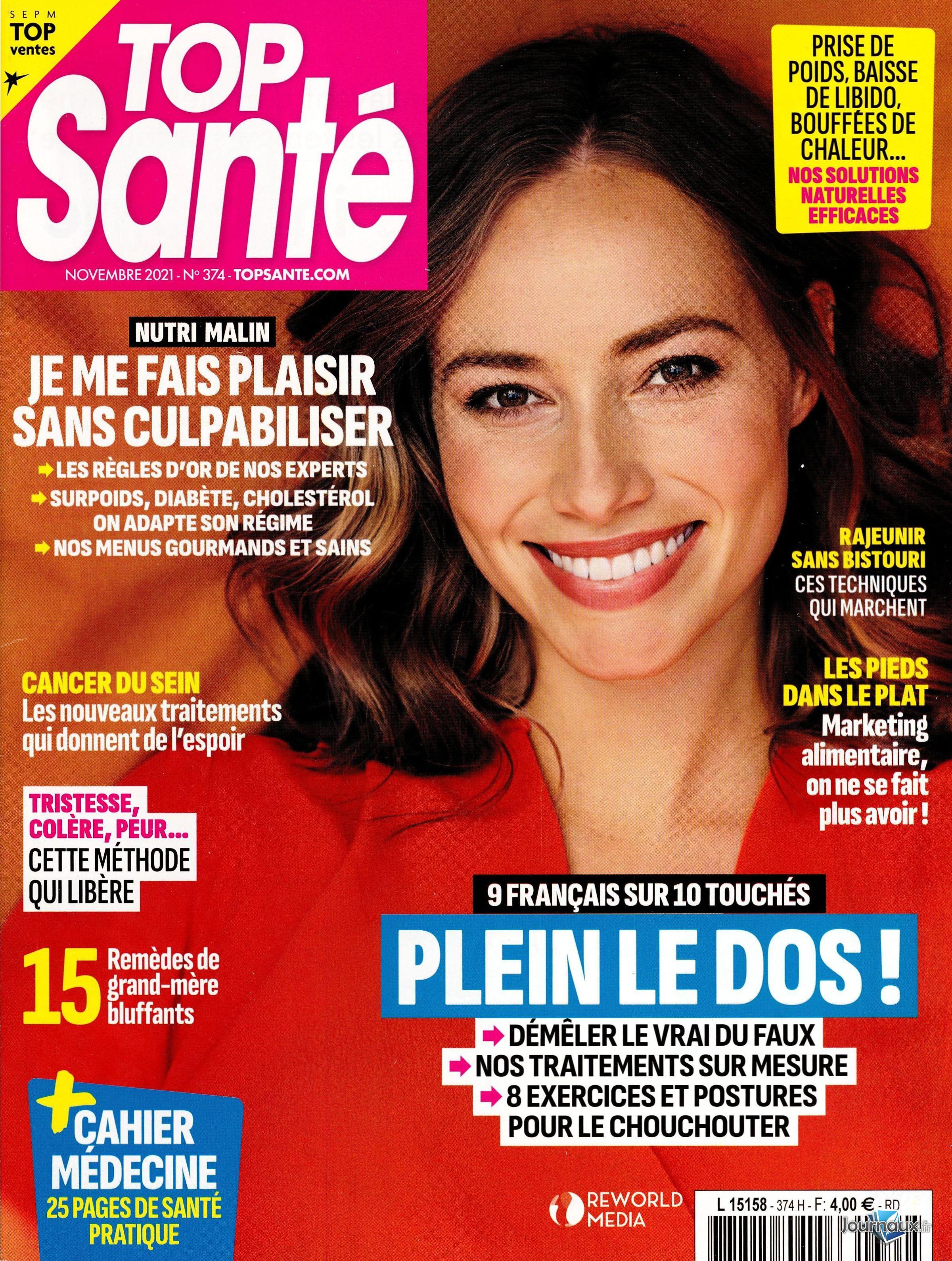 Top Santé + Vital n° 374 2021-10-13