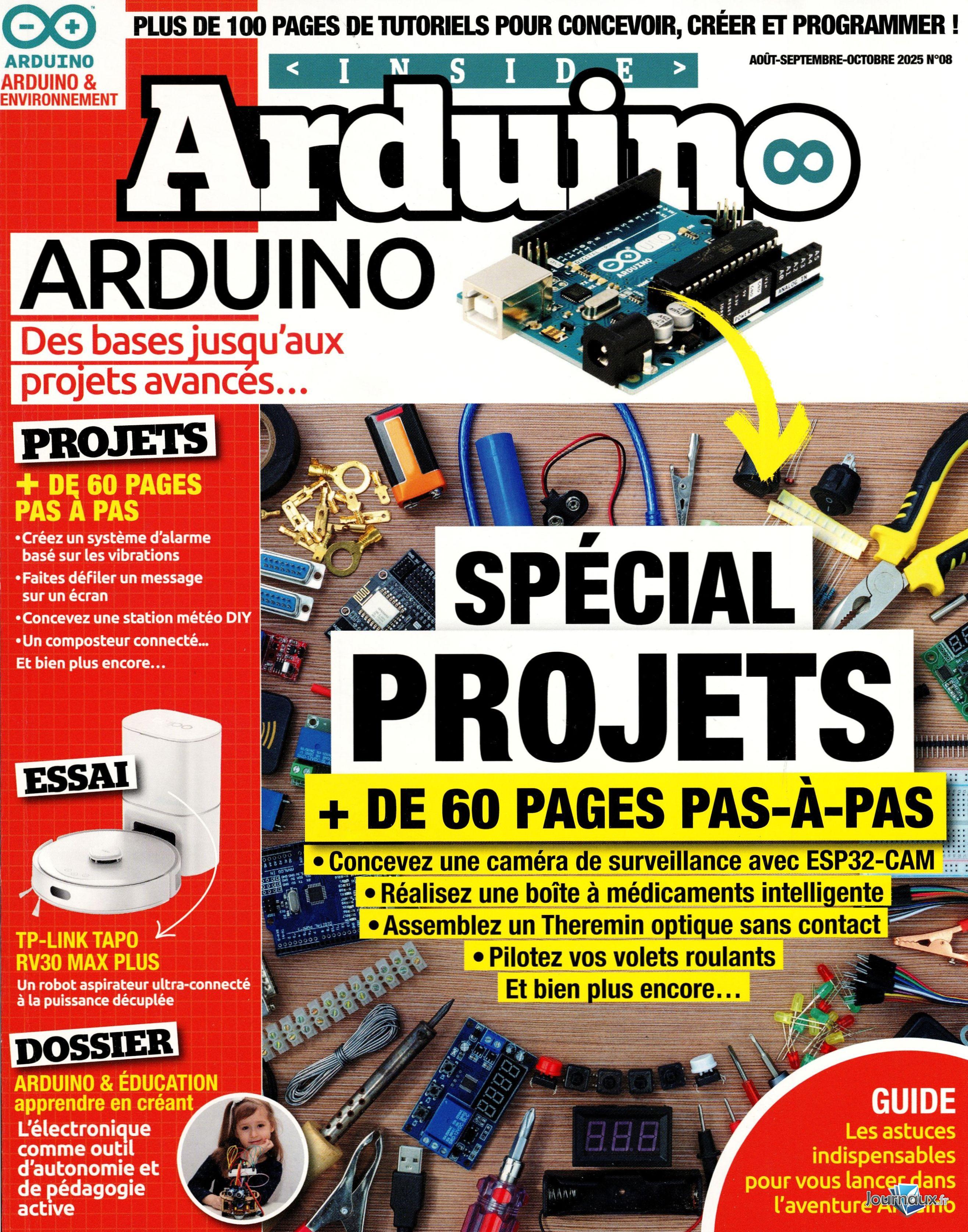 Inside Arduino Pack 3 Magazines n° 10 2026-01-28