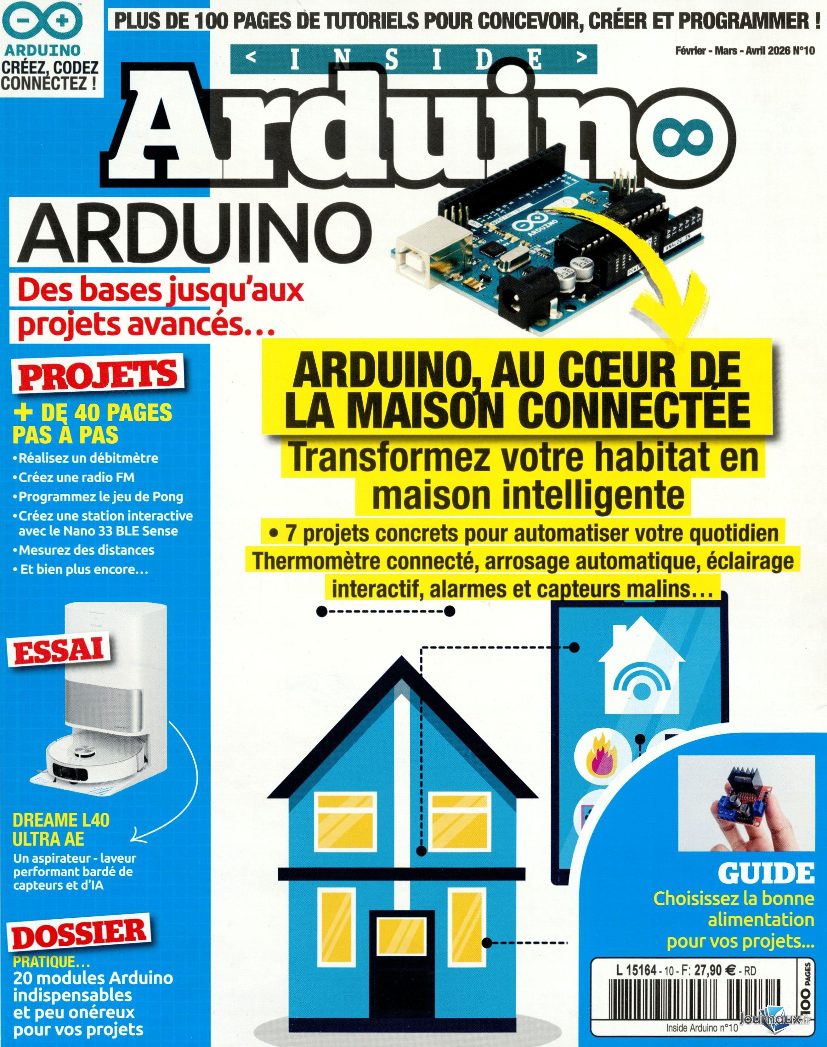 Inside Arduino Pack 3 Magazines n° 10 2026-01-28