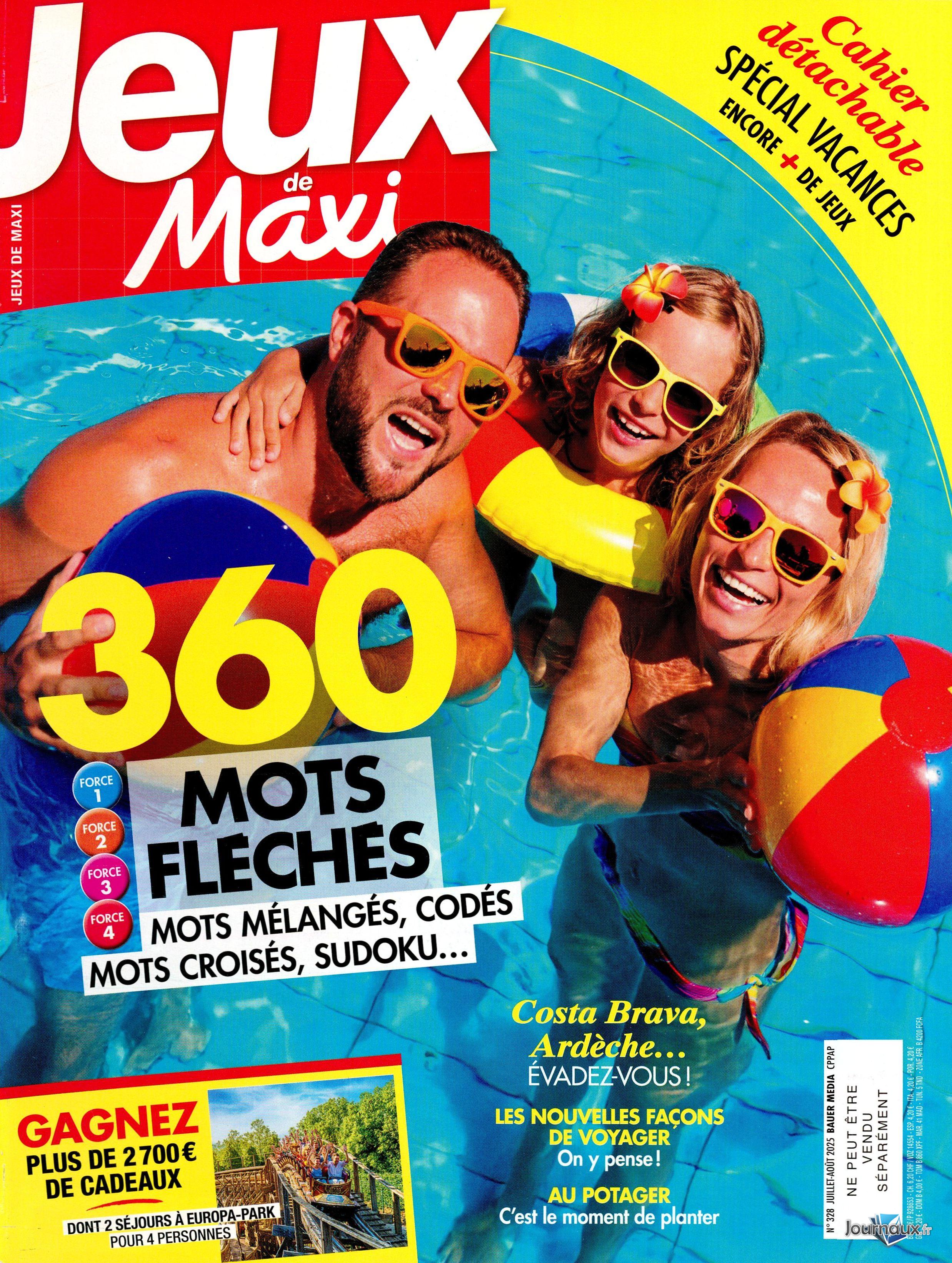 Les Jeux de Maxi  + Hors-Série n° 328 2025-08-04