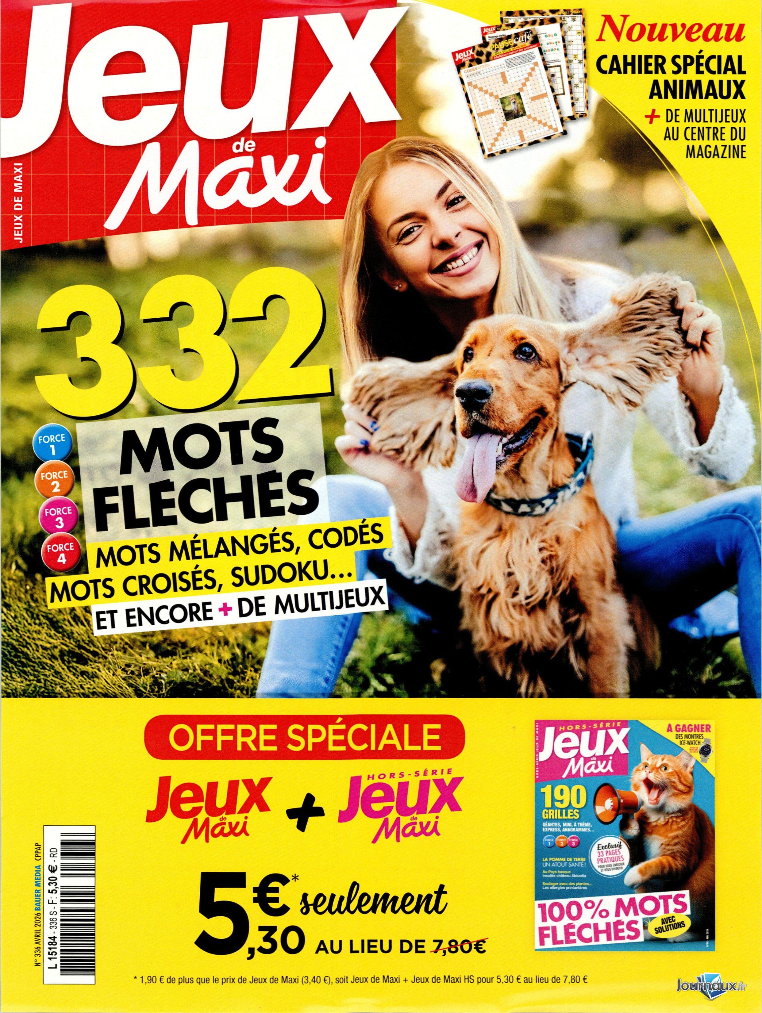 Les Jeux de Maxi  + Hors-Série n° 336 2026-04-20