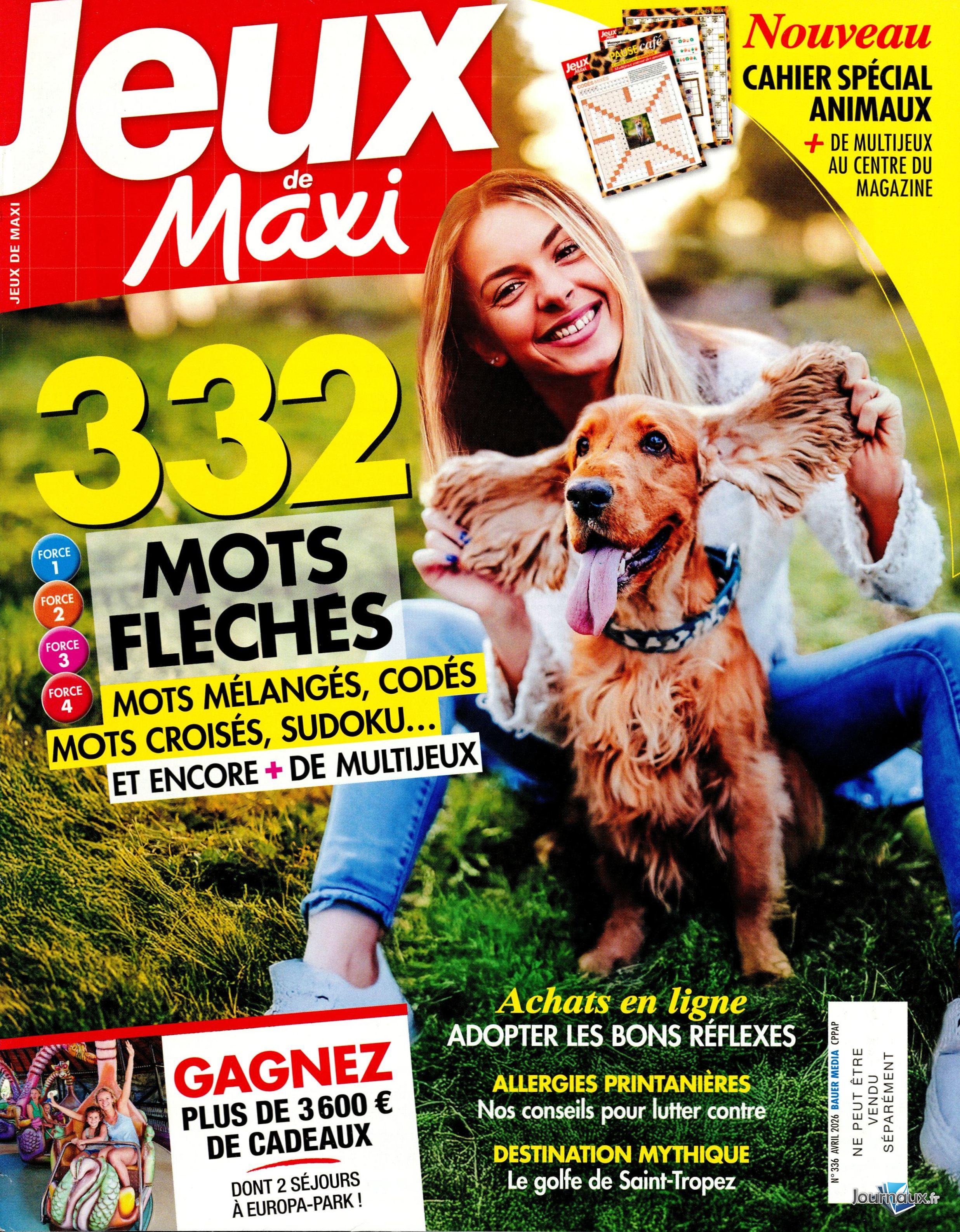 Les Jeux de Maxi  + Hors-Série n° 336 2026-04-20