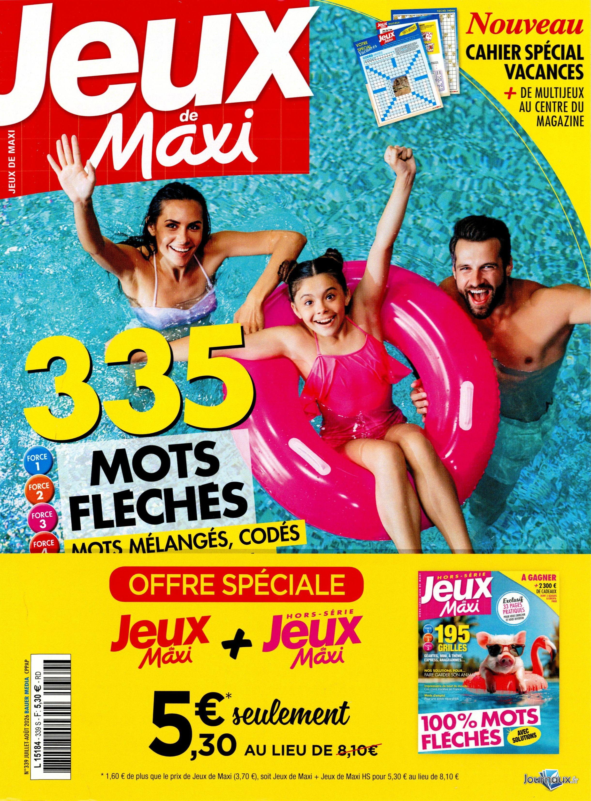Les Jeux de Maxi  + Hors-Série n° 339 2026-07-20