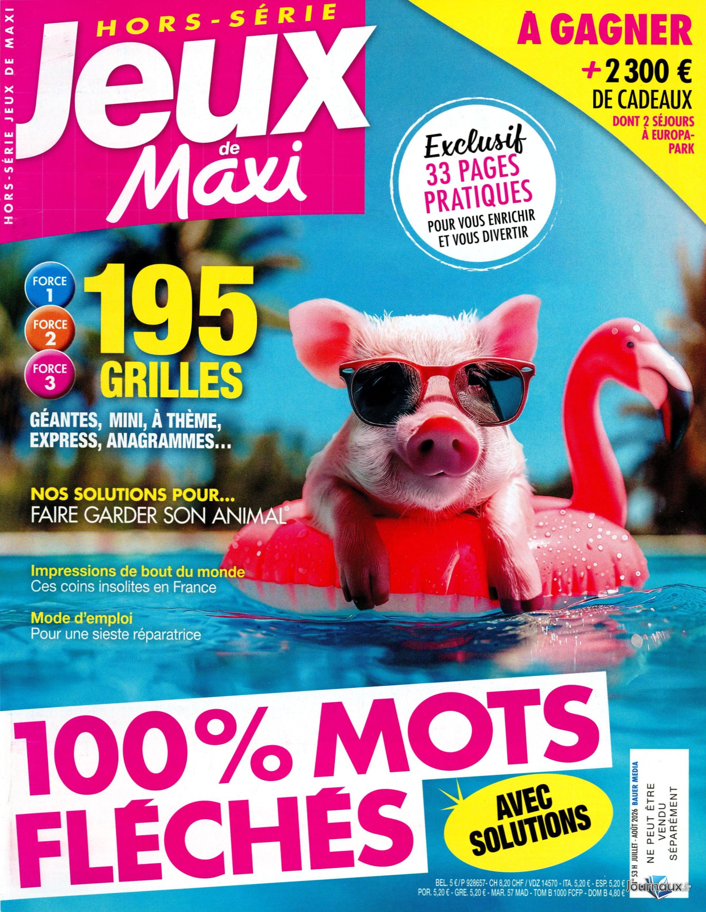 Les Jeux de Maxi  + Hors-Série n° 339 2026-07-20