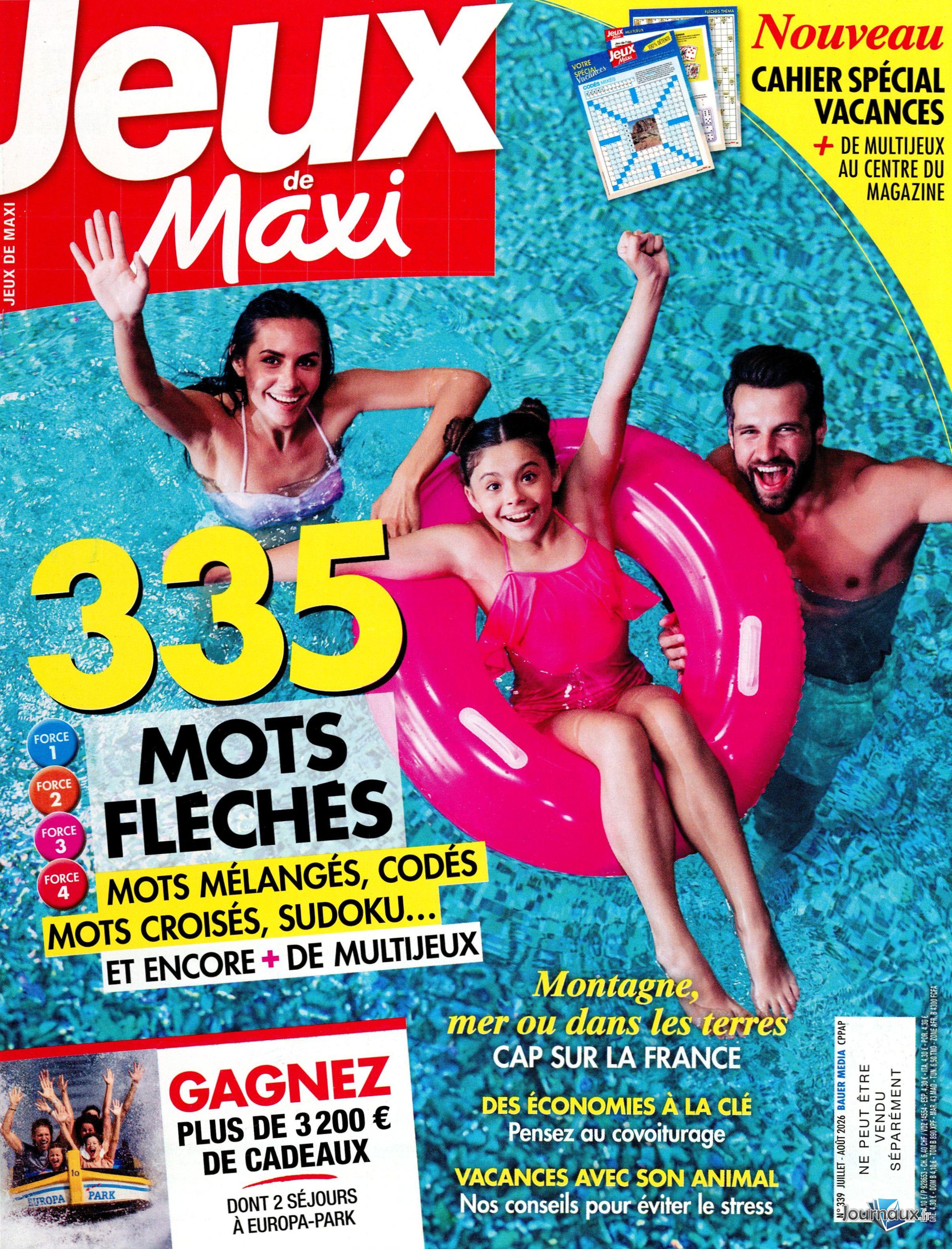 Les Jeux de Maxi  + Hors-Série n° 339 2026-07-20