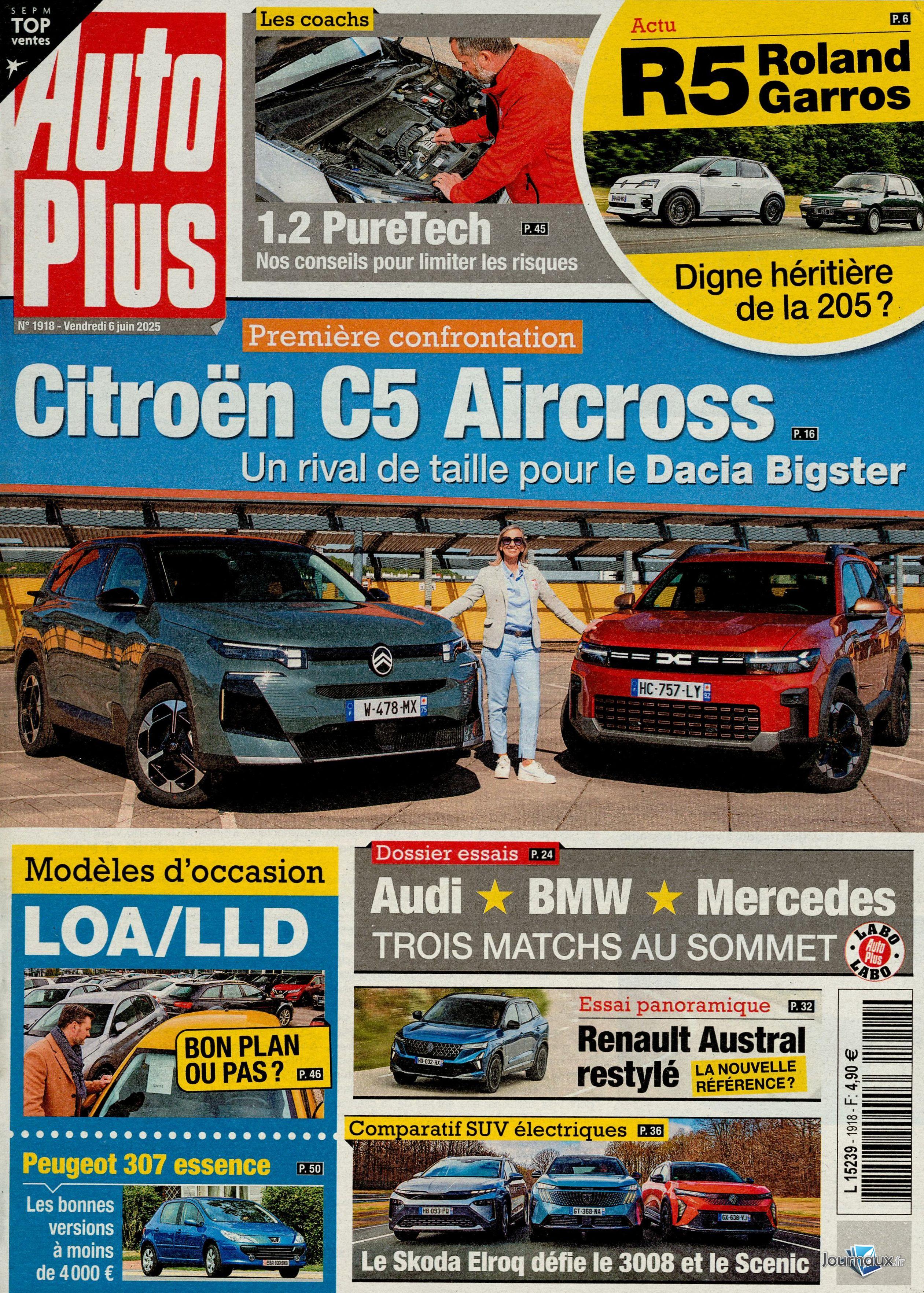 Auto Plus + L'Auto-Journal n° 1918 2025-06-06
