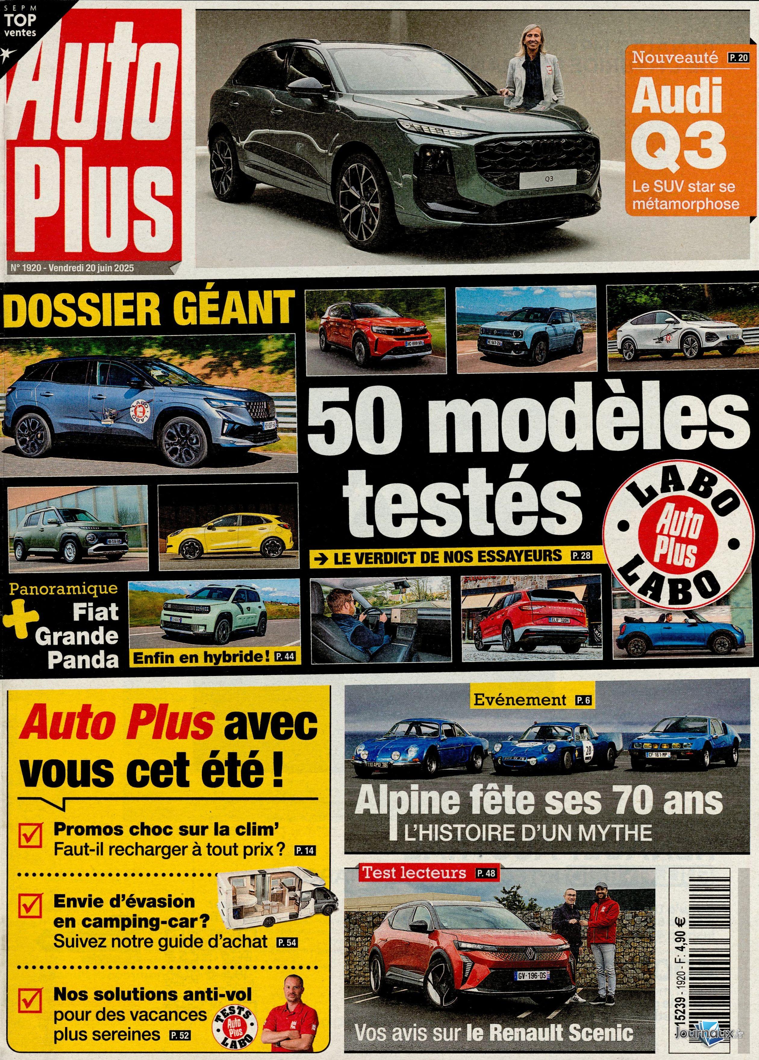 Auto Plus + L'Auto-Journal n° 1920 2025-06-20