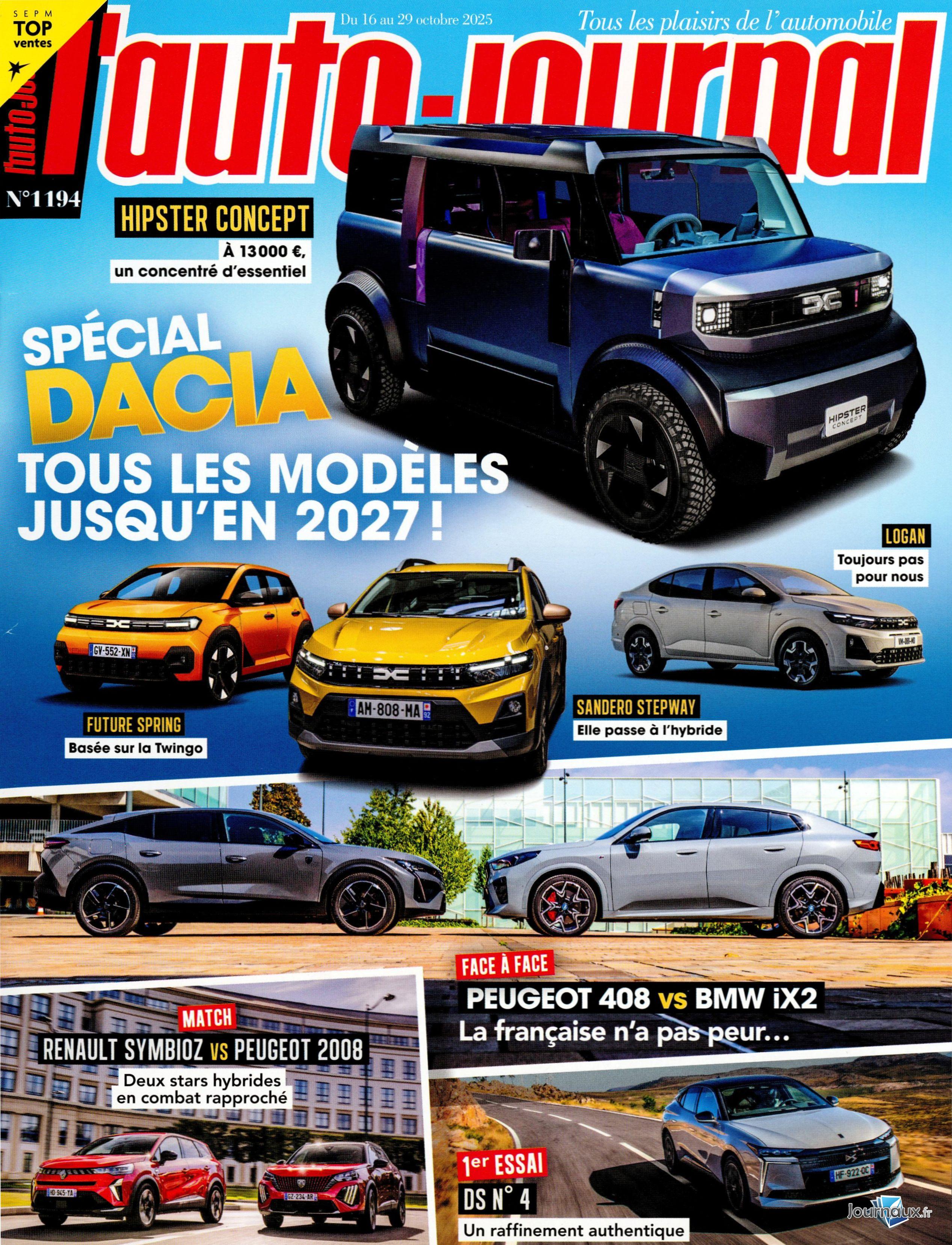 Auto Plus + L'Auto-Journal n° 1938 2025-10-24