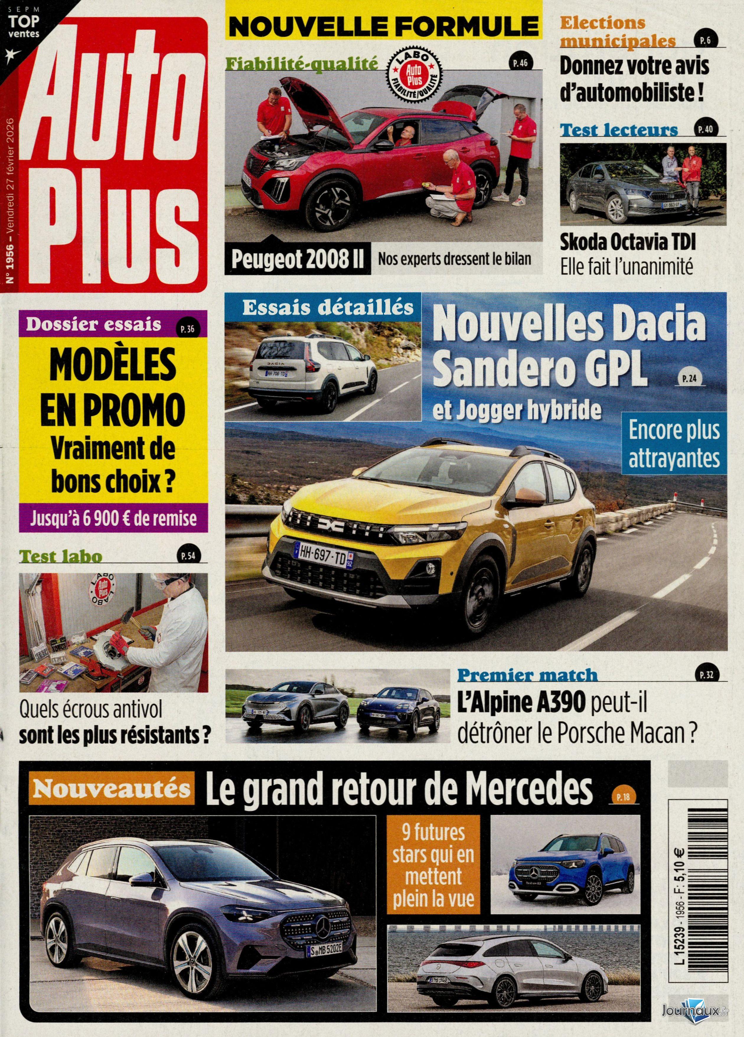 Auto Plus + L'Auto-Journal n° 1956 2026-02-27