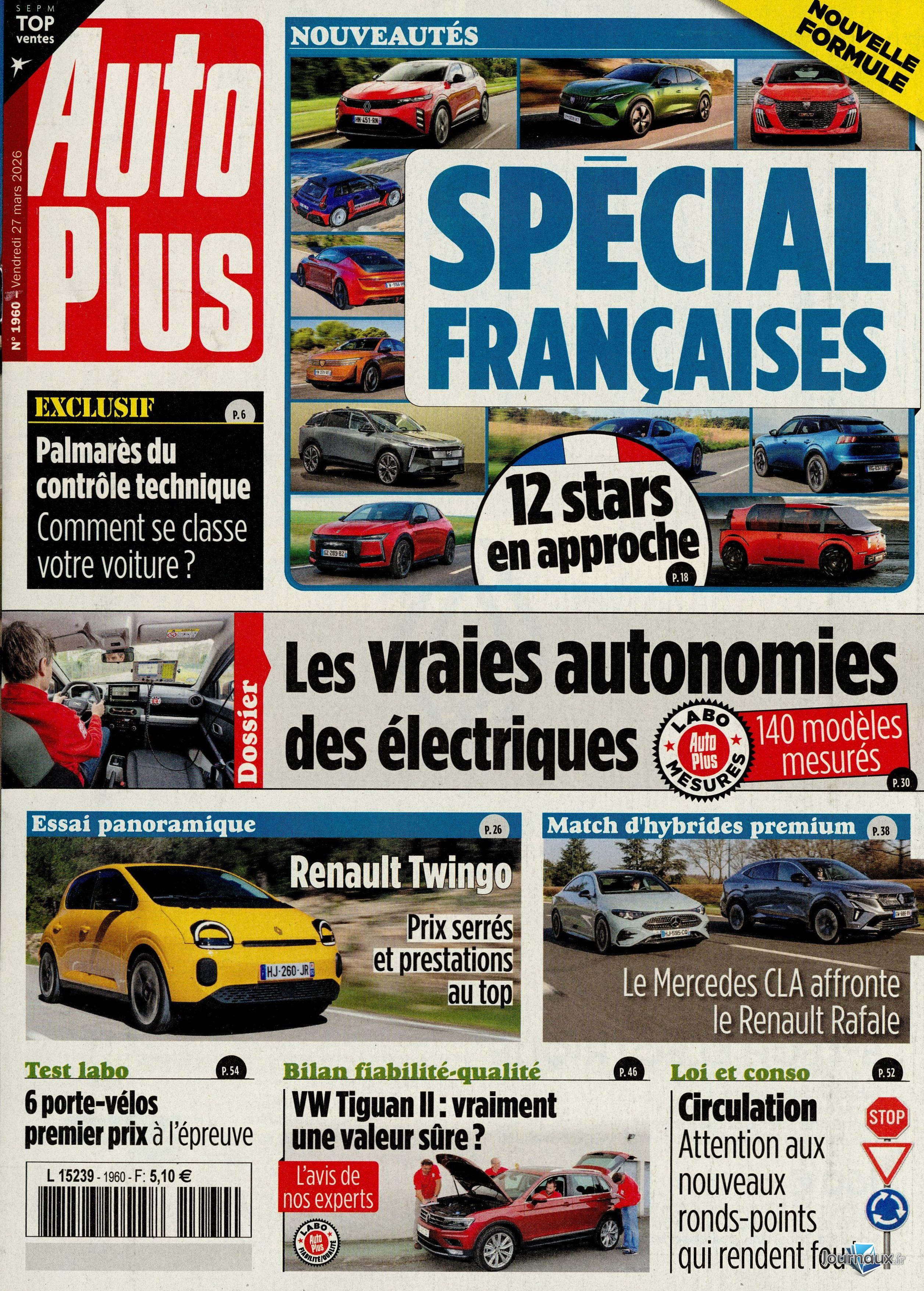 Auto Plus + L'Auto-Journal n° 1960 2026-03-27
