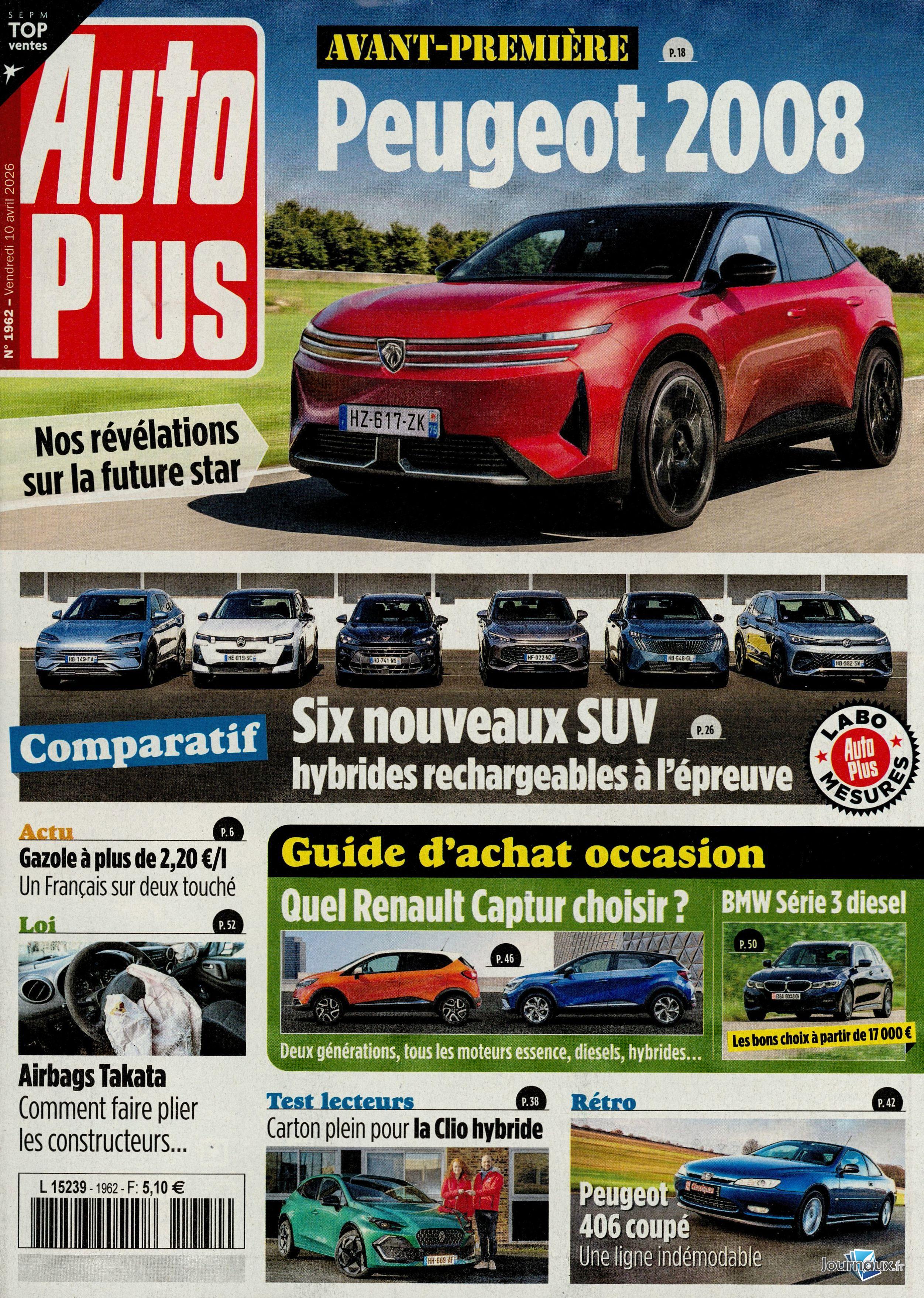 Auto Plus + L'Auto-Journal n° 1962 2026-04-10