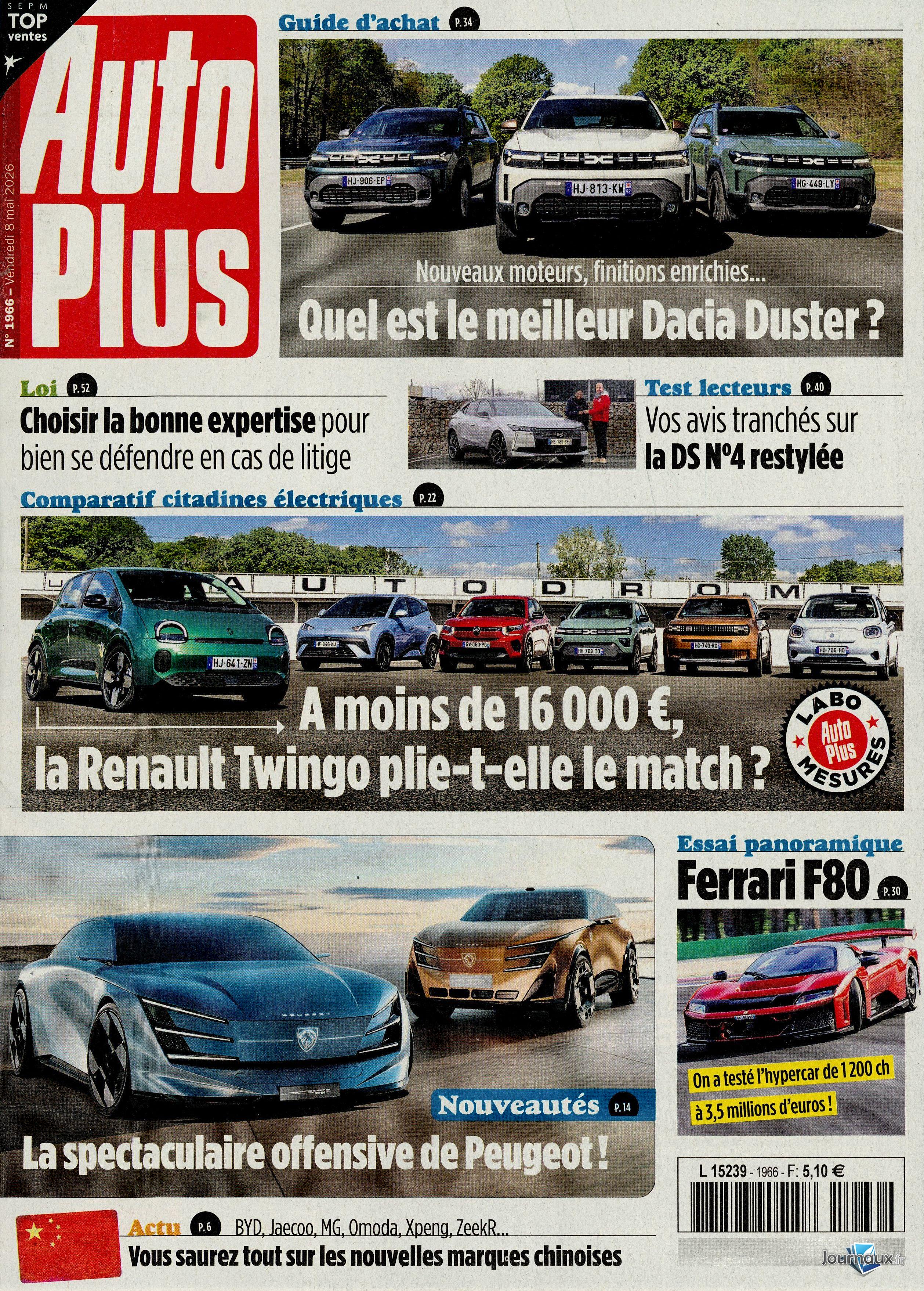 Auto Plus + L'Auto-Journal n° 1966 2026-05-07