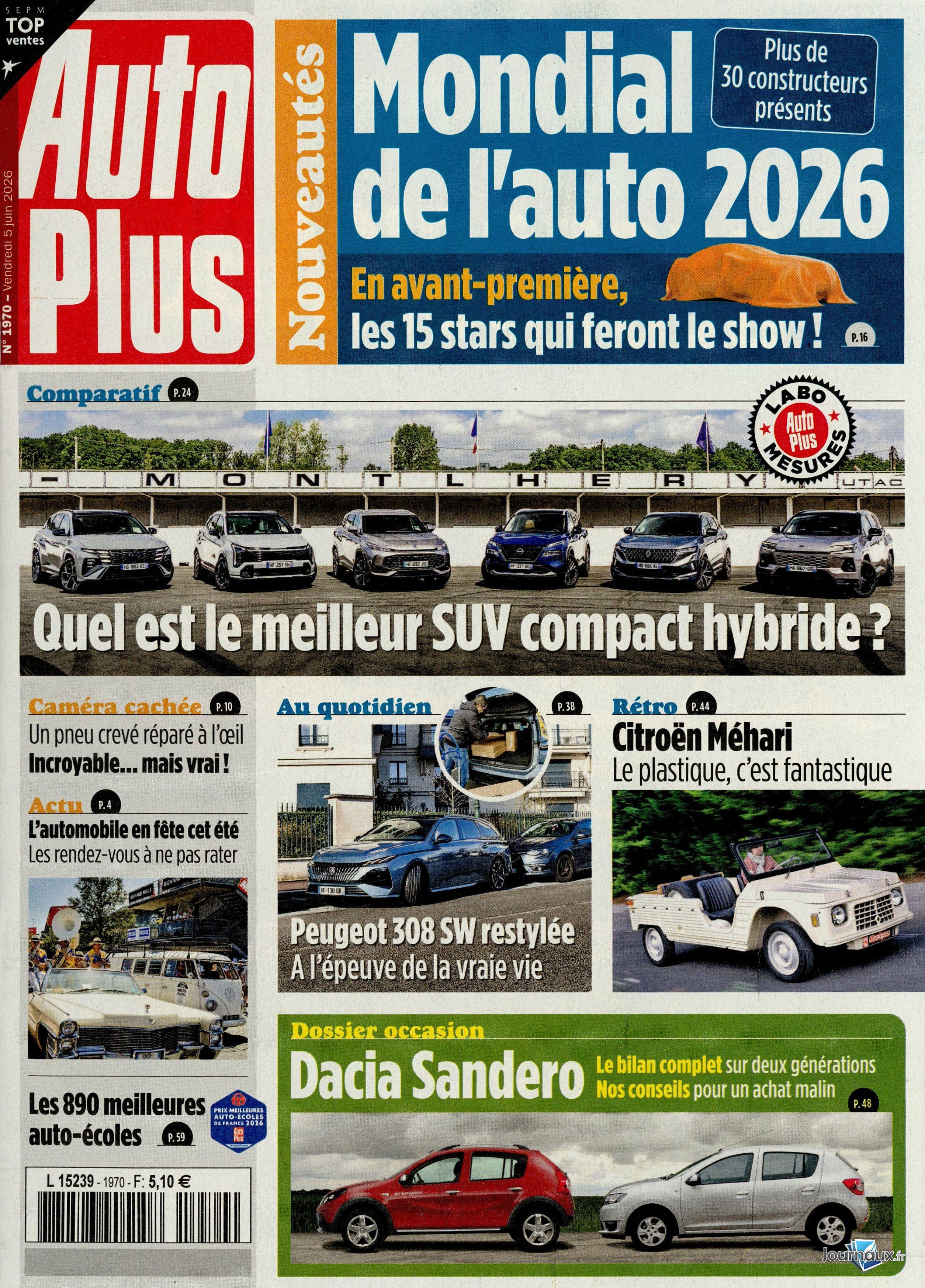 Auto Plus + L'Auto-Journal n° 1970 2026-06-05
