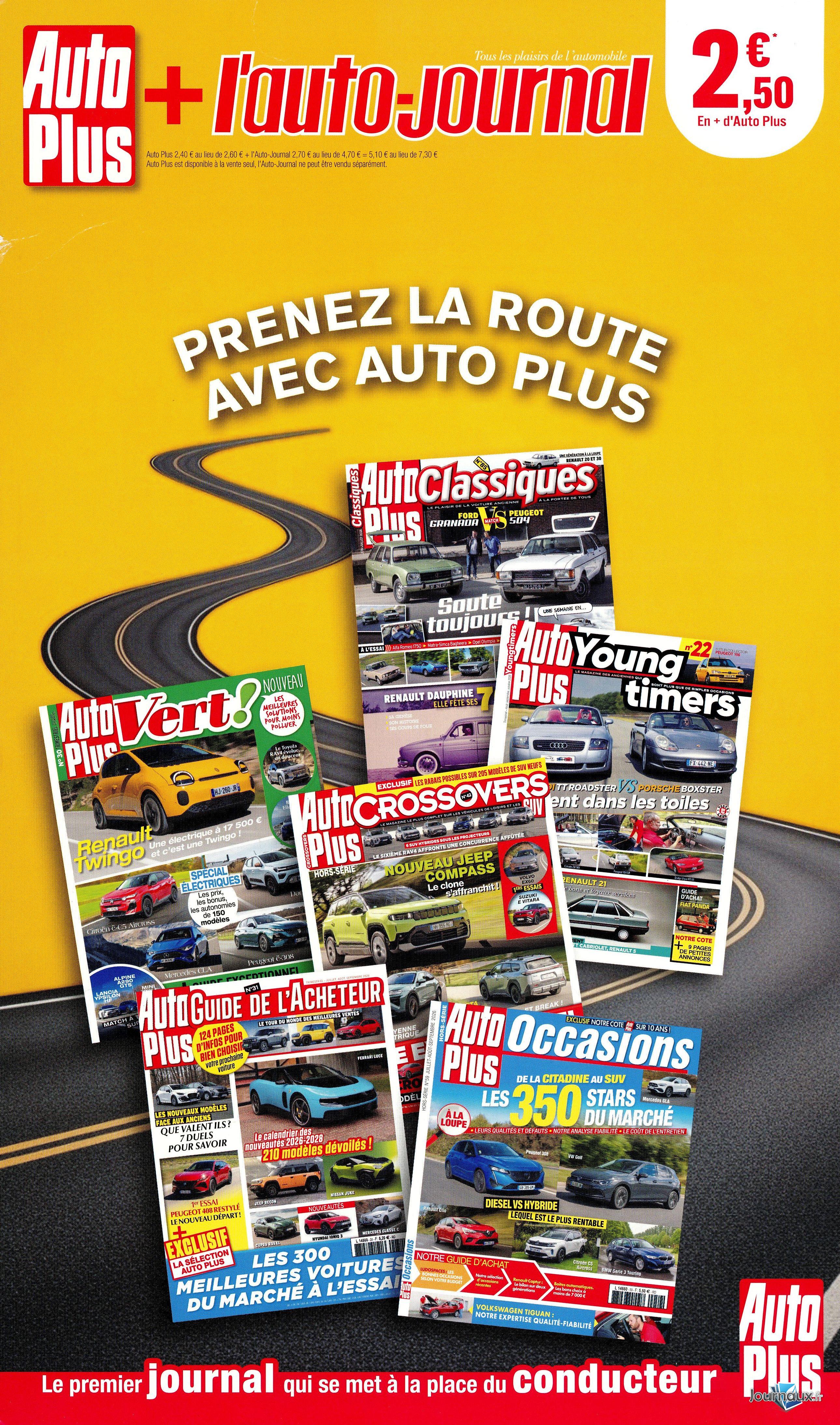 Auto Plus + L'Auto-Journal n° 1986 2026-09-25