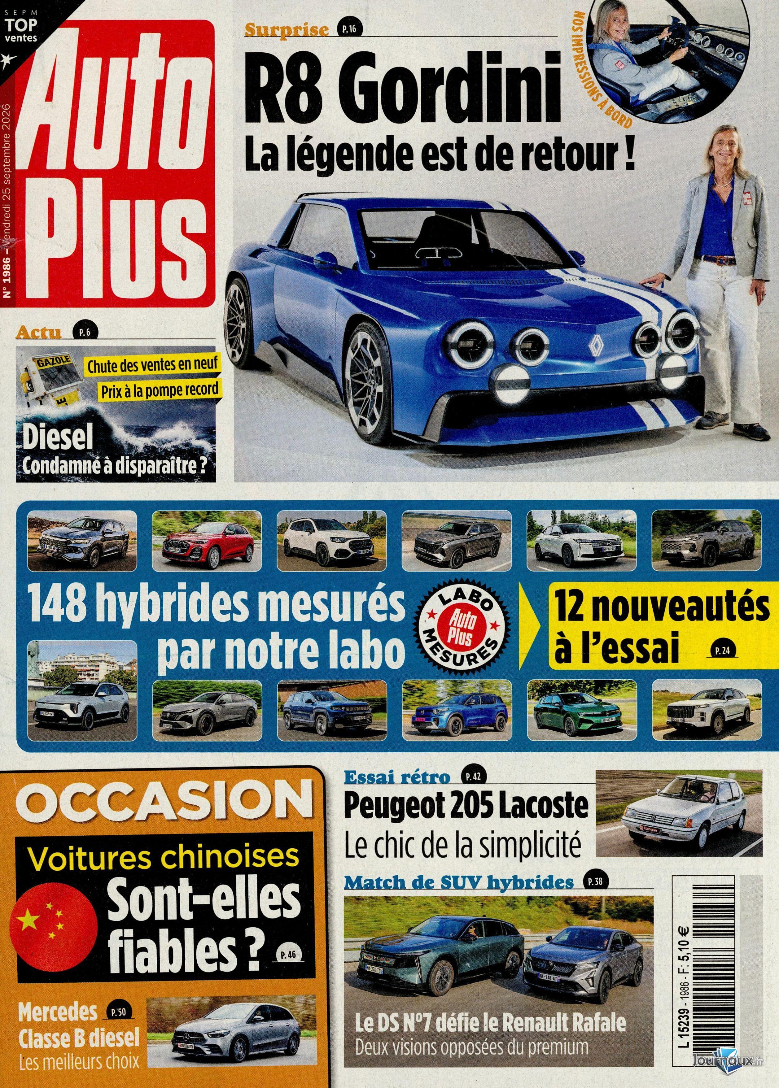 Auto Plus + L'Auto-Journal n° 1986 2026-09-25