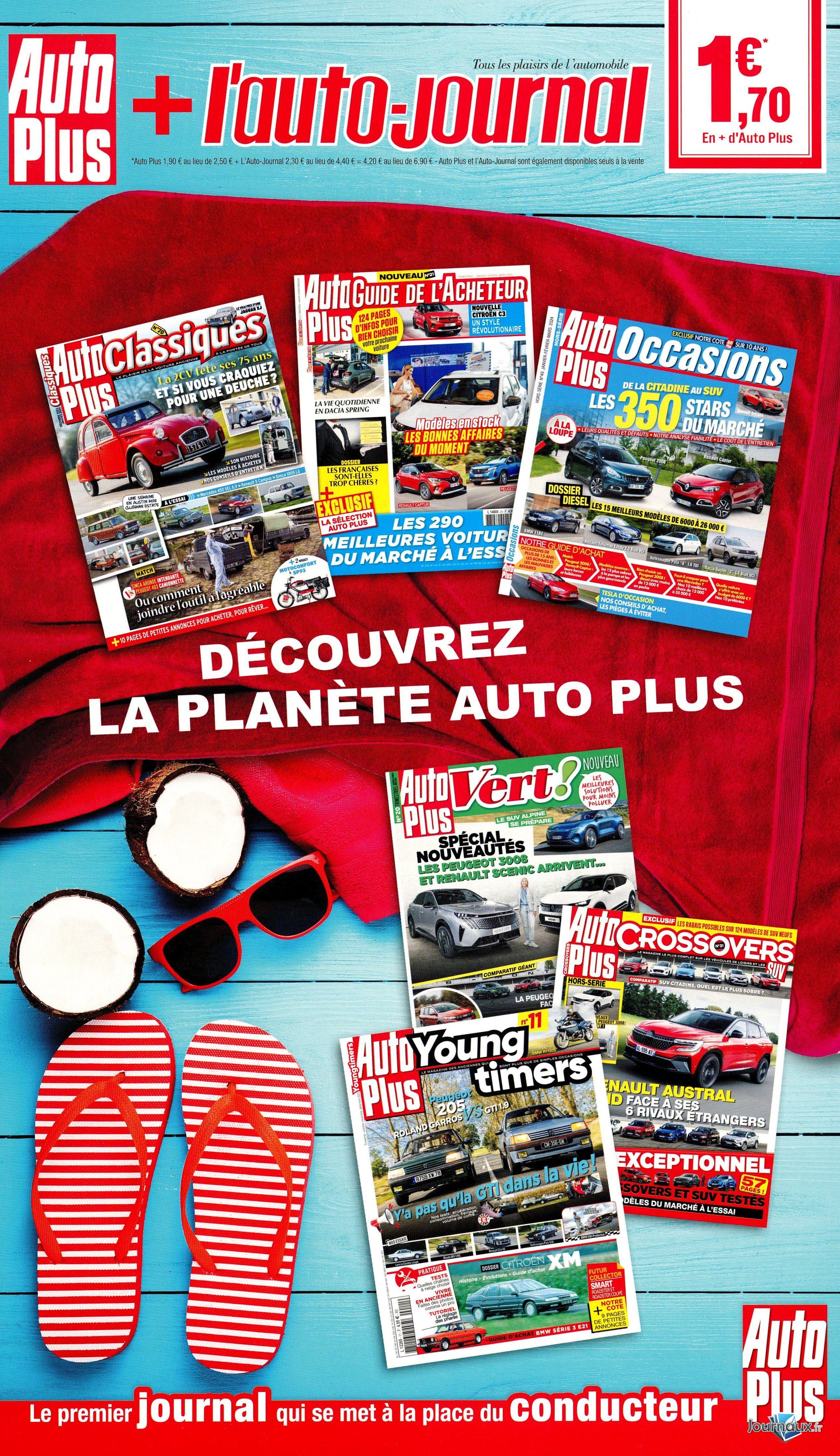 Auto Plus + L'Auto-Journal n° 1874 2024-08-02