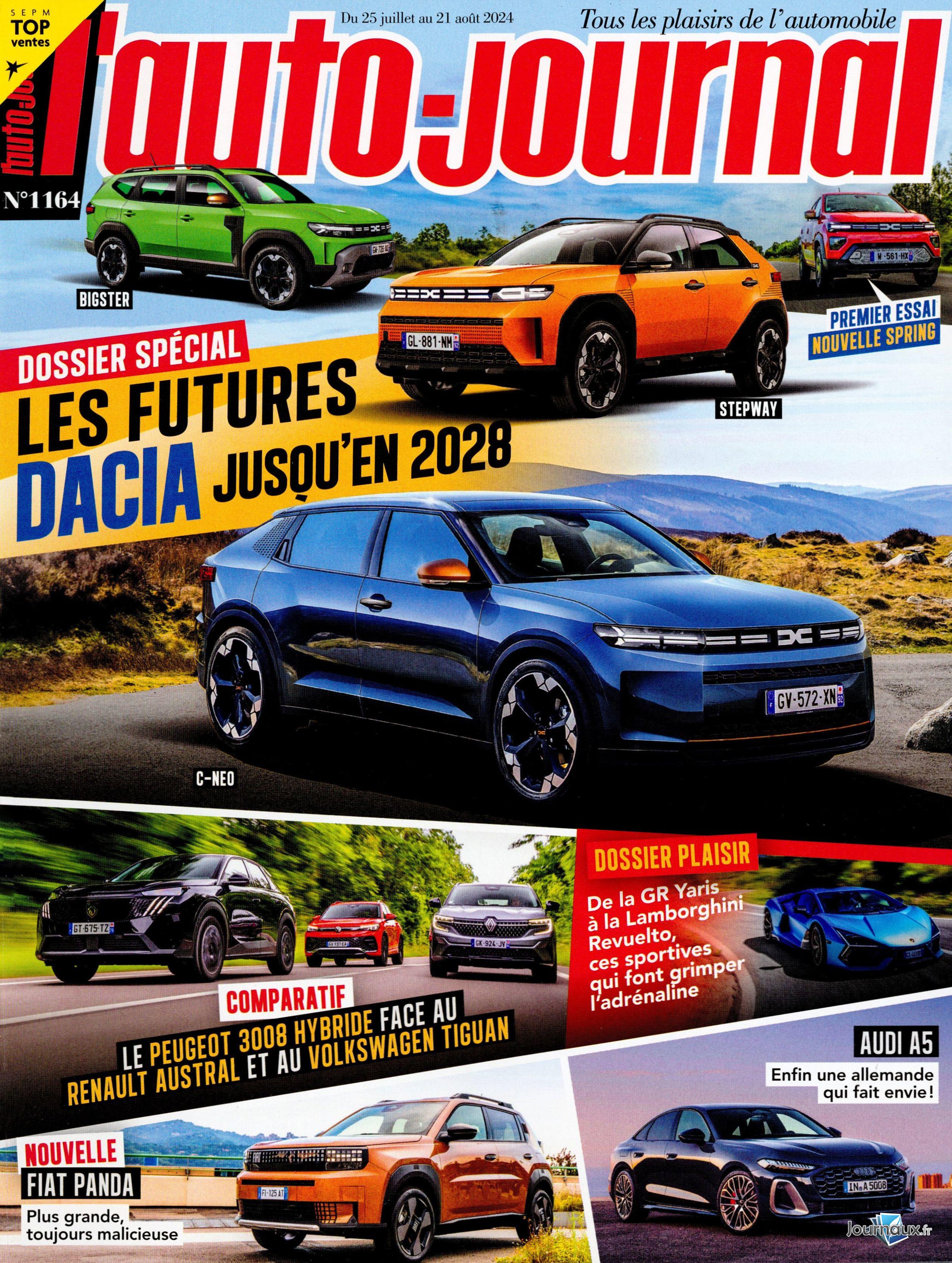 Auto Plus + L'Auto-Journal n° 1874 2024-08-02