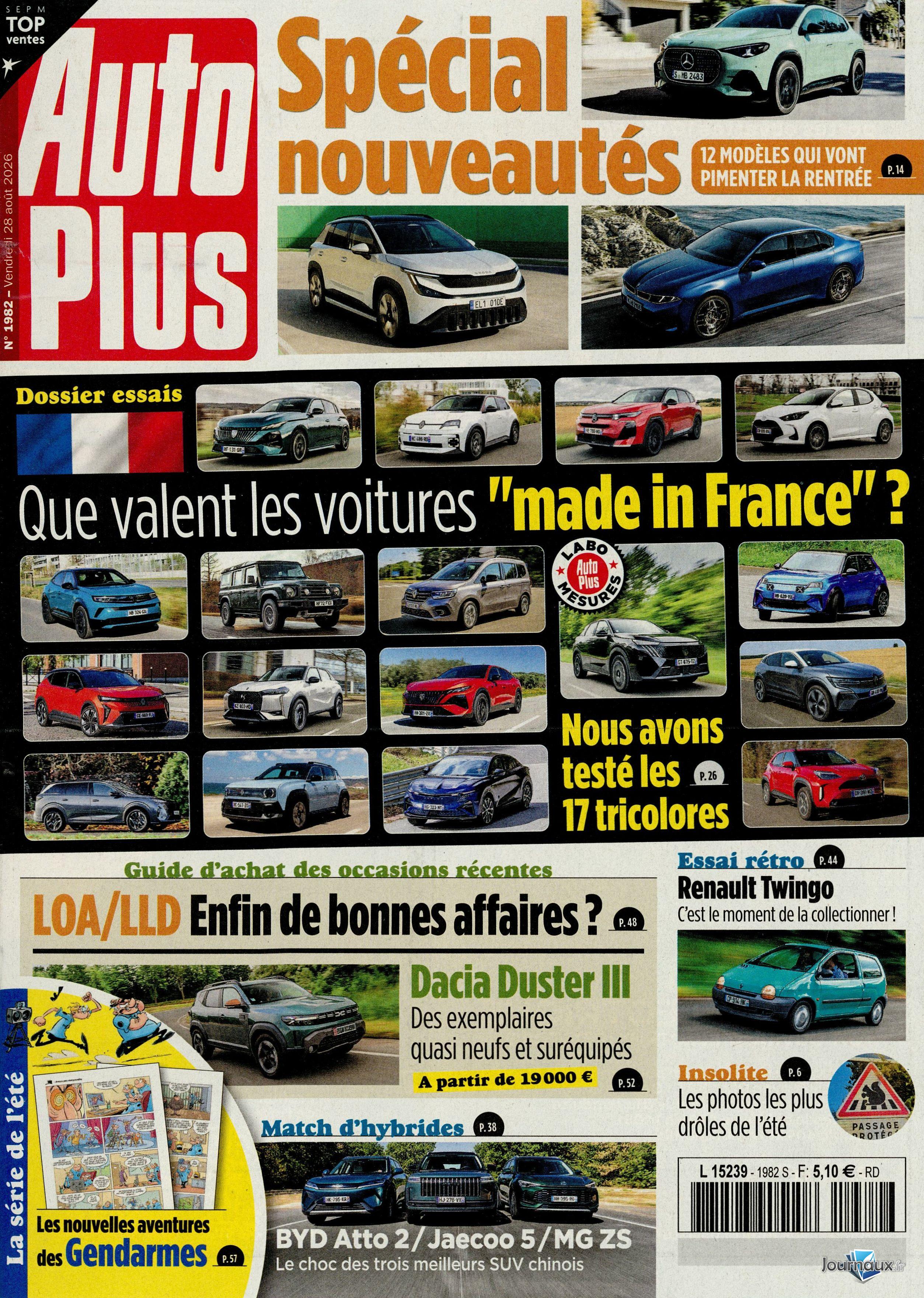 Auto Plus + L'Auto-Journal n° 1982 2026-08-28