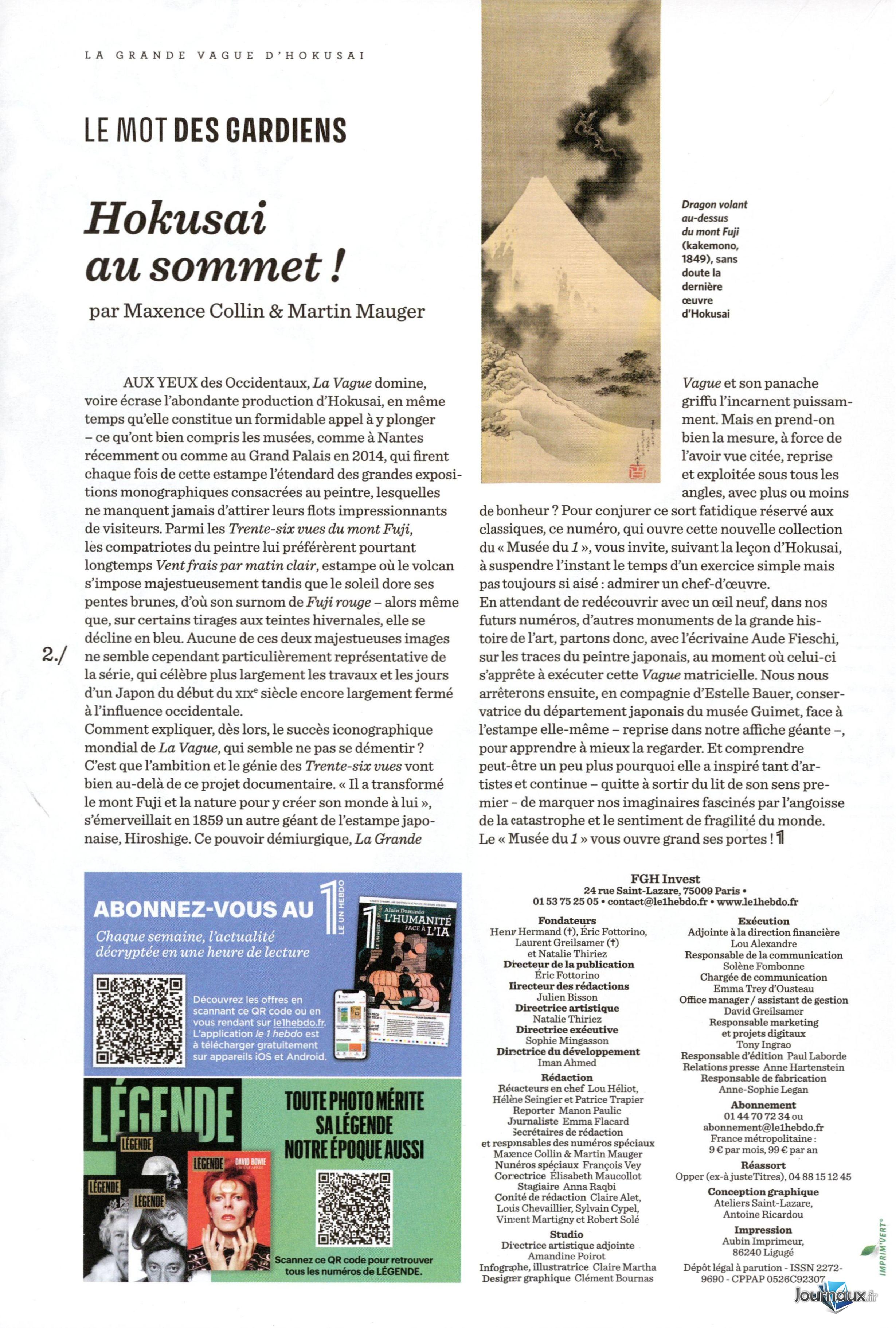 Le 1 HS - Le Musée du 1 n° 1 2026-02-06