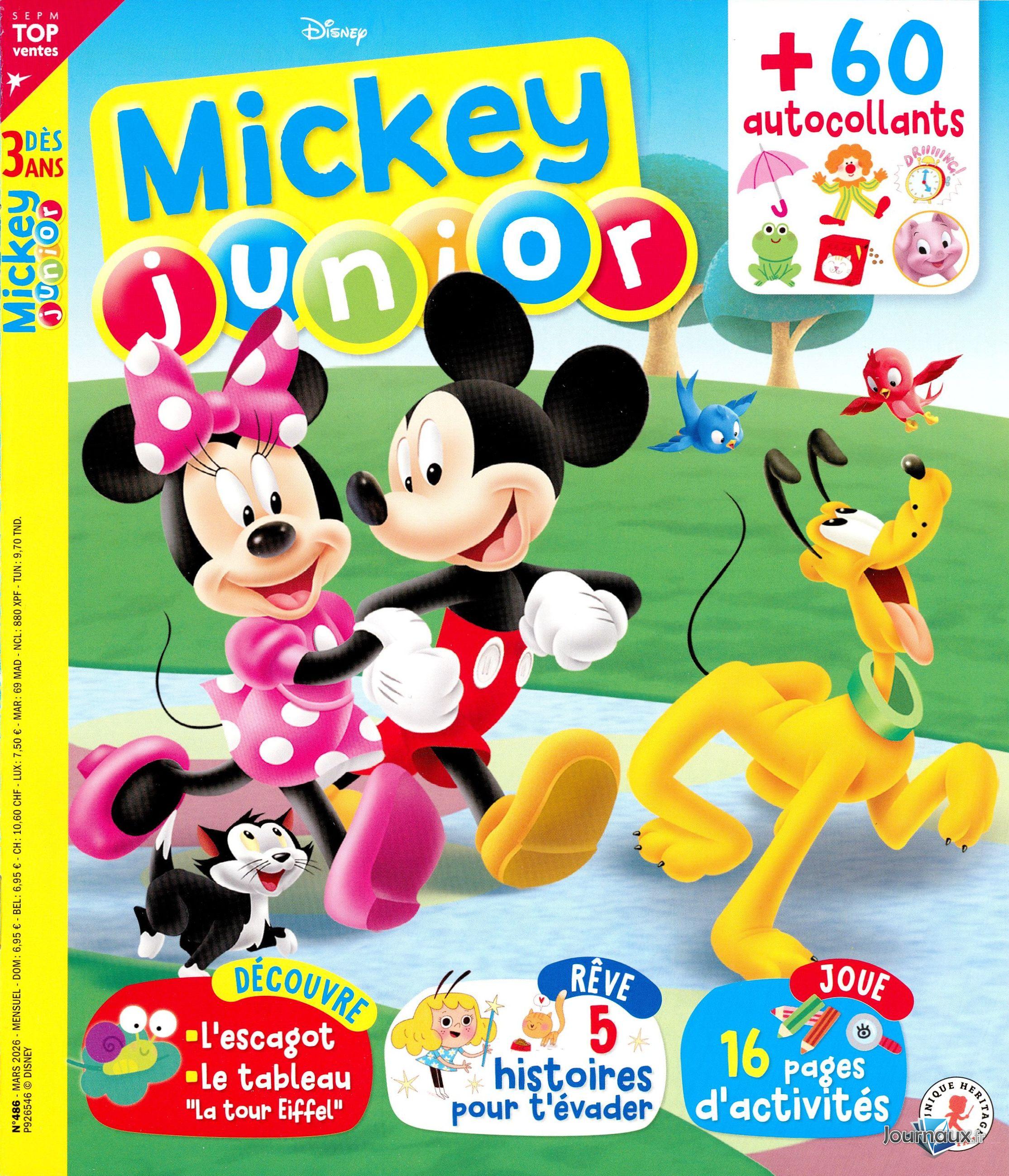Mickey Junior + Cadeau n° 487 2026-03-26