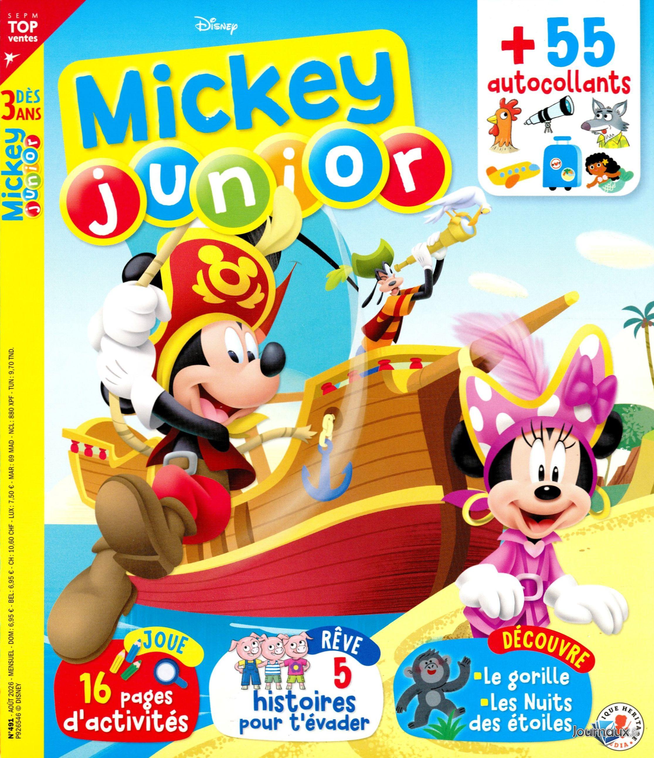 Mickey Junior + Cadeau n° 491 2026-07-23