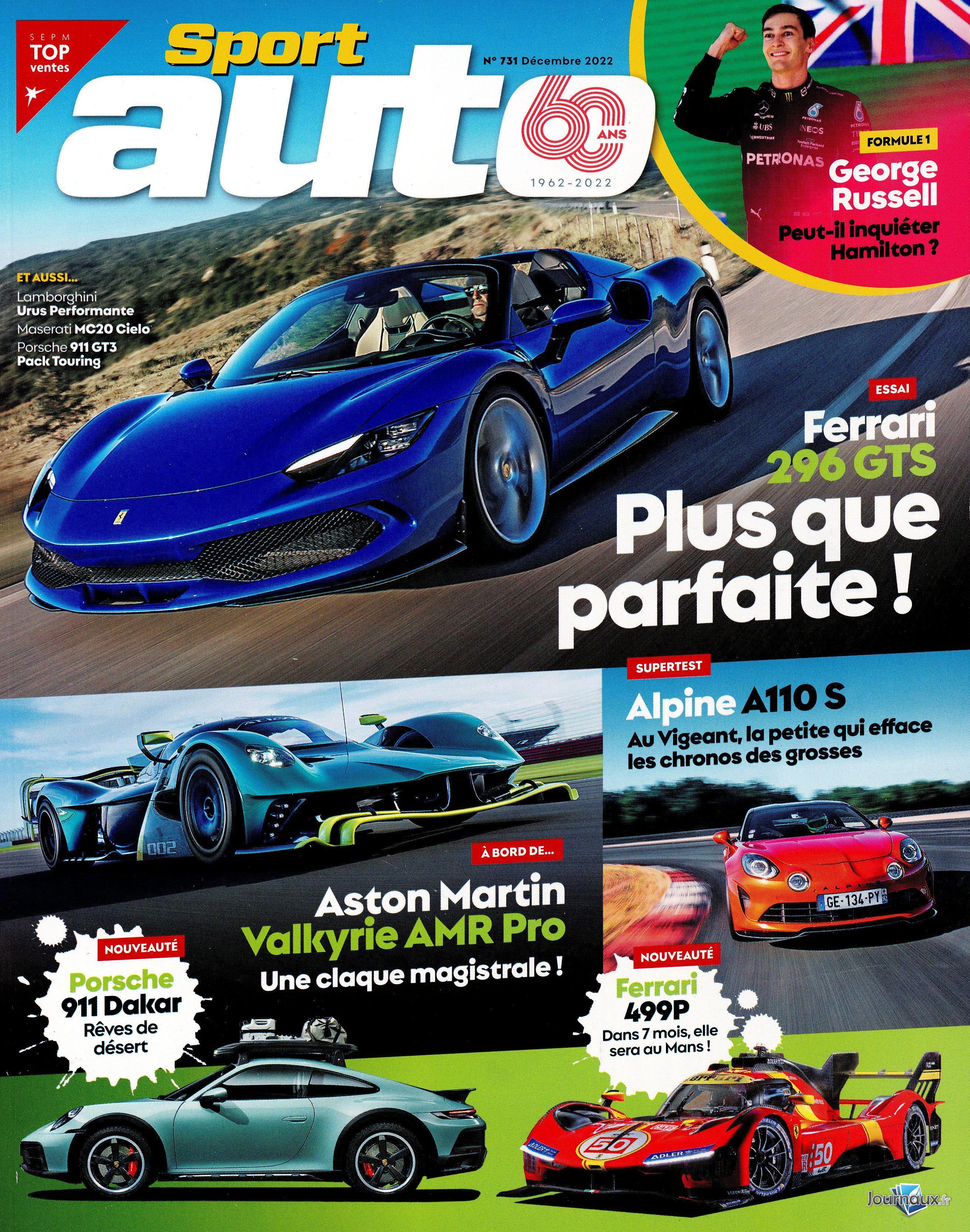 L'Auto Journal + Sport Auto n° 1122 2022-12-01