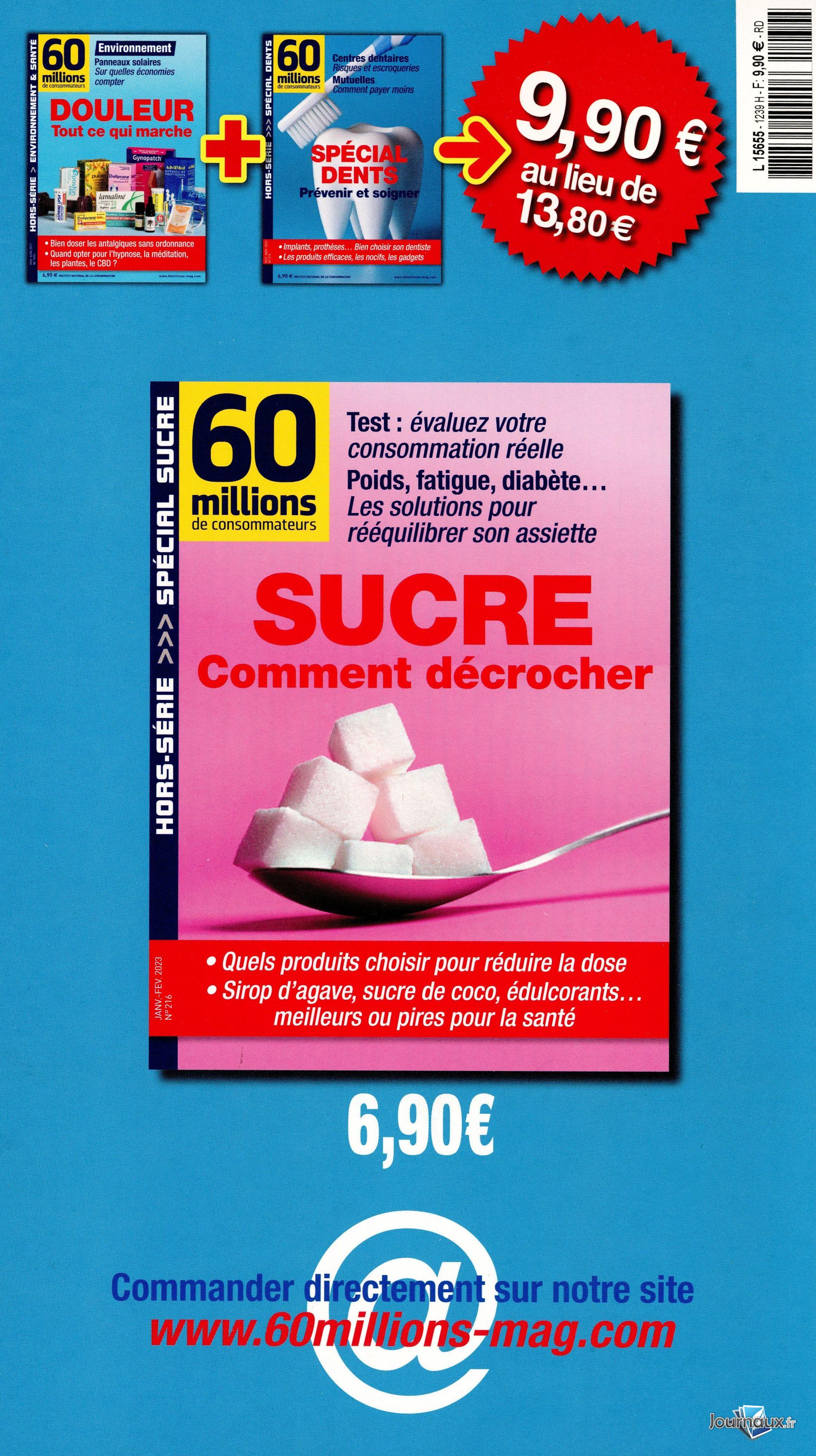 60 millions de Consommateurs Hors-Série + Ancien numéro n° 1239 2023-05-23