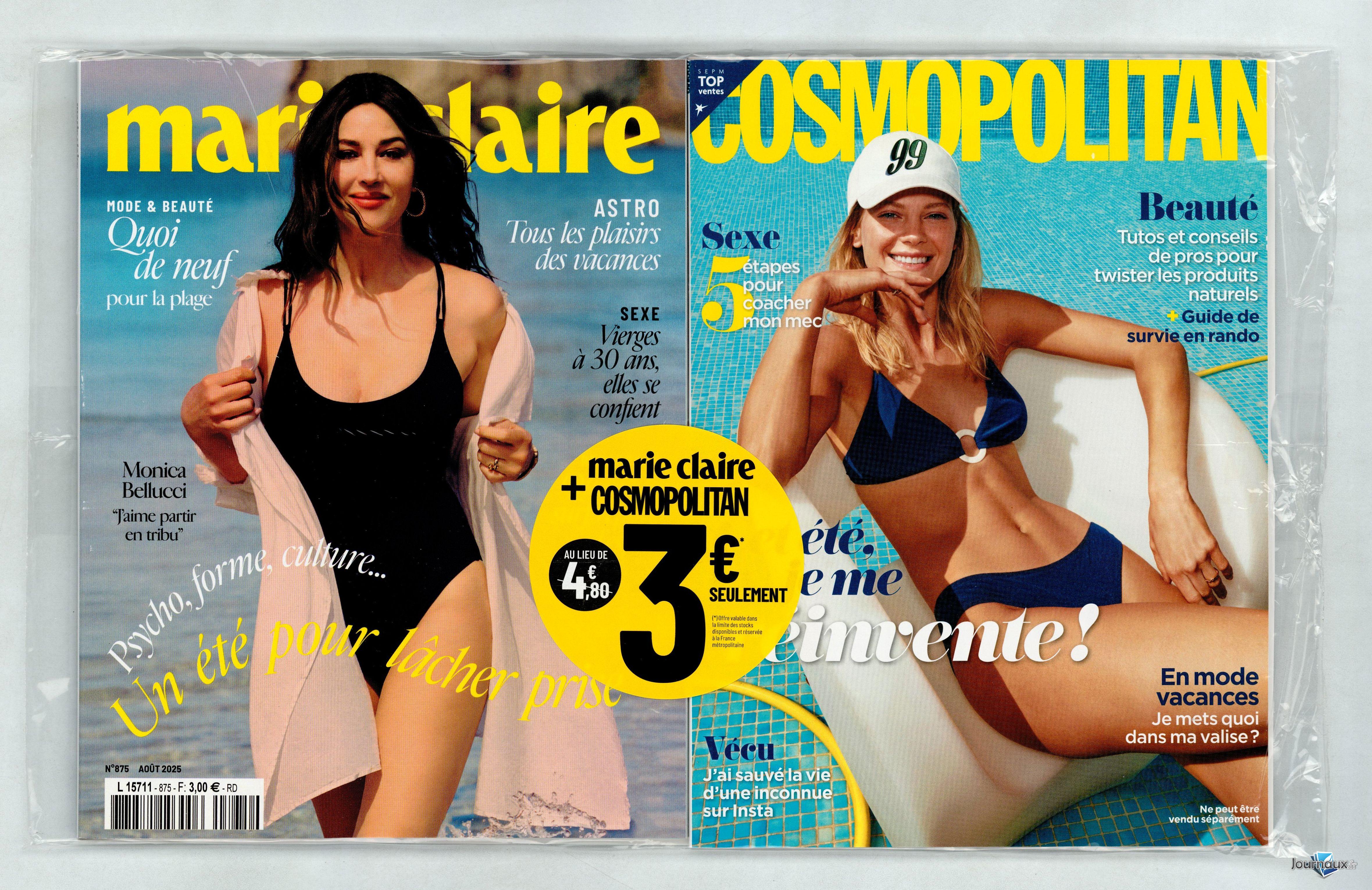 Marie Claire + Cosmopolitan n° 875 2025-06-27