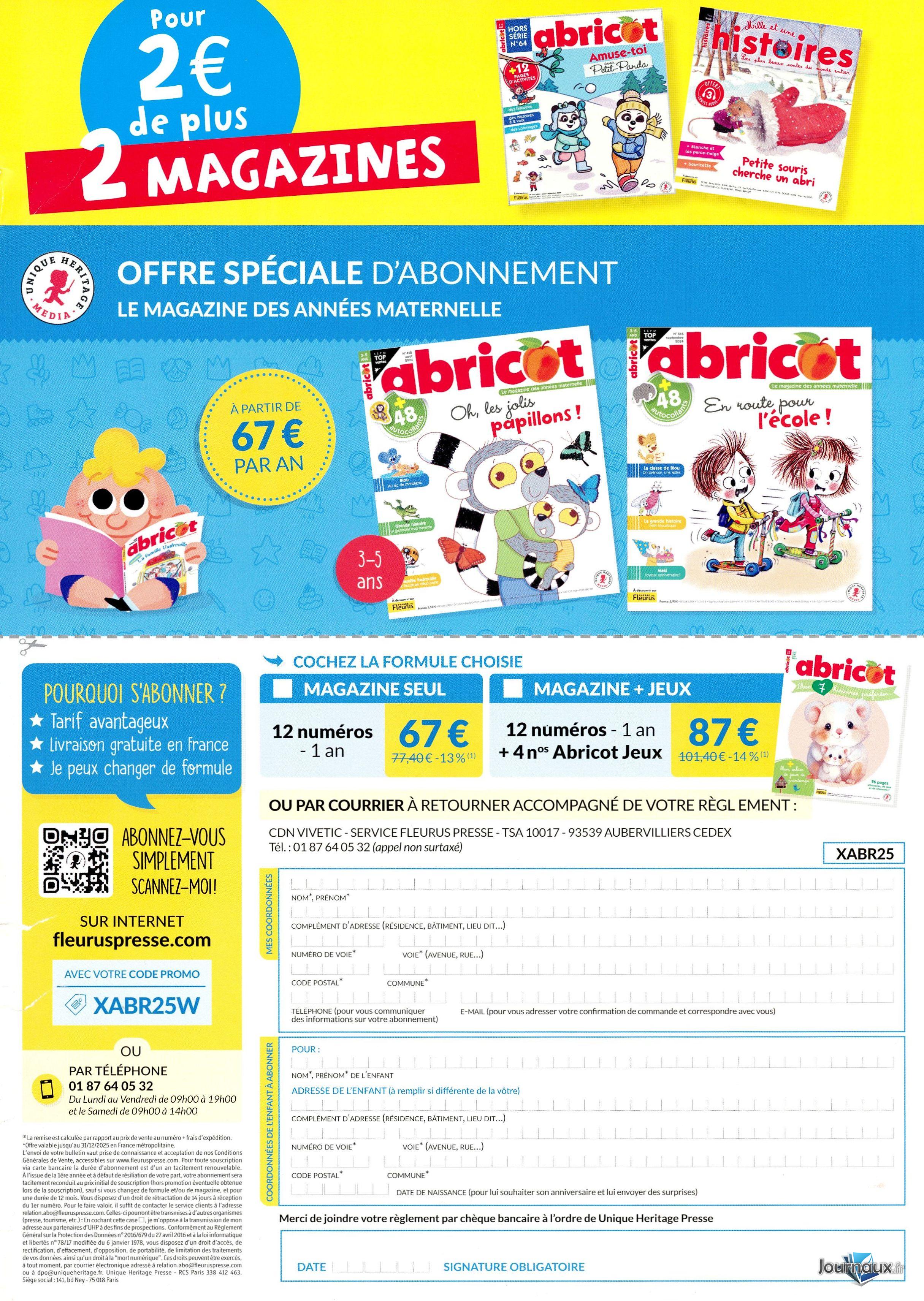 Abricot Hors-Série n° 64 2025-02-07